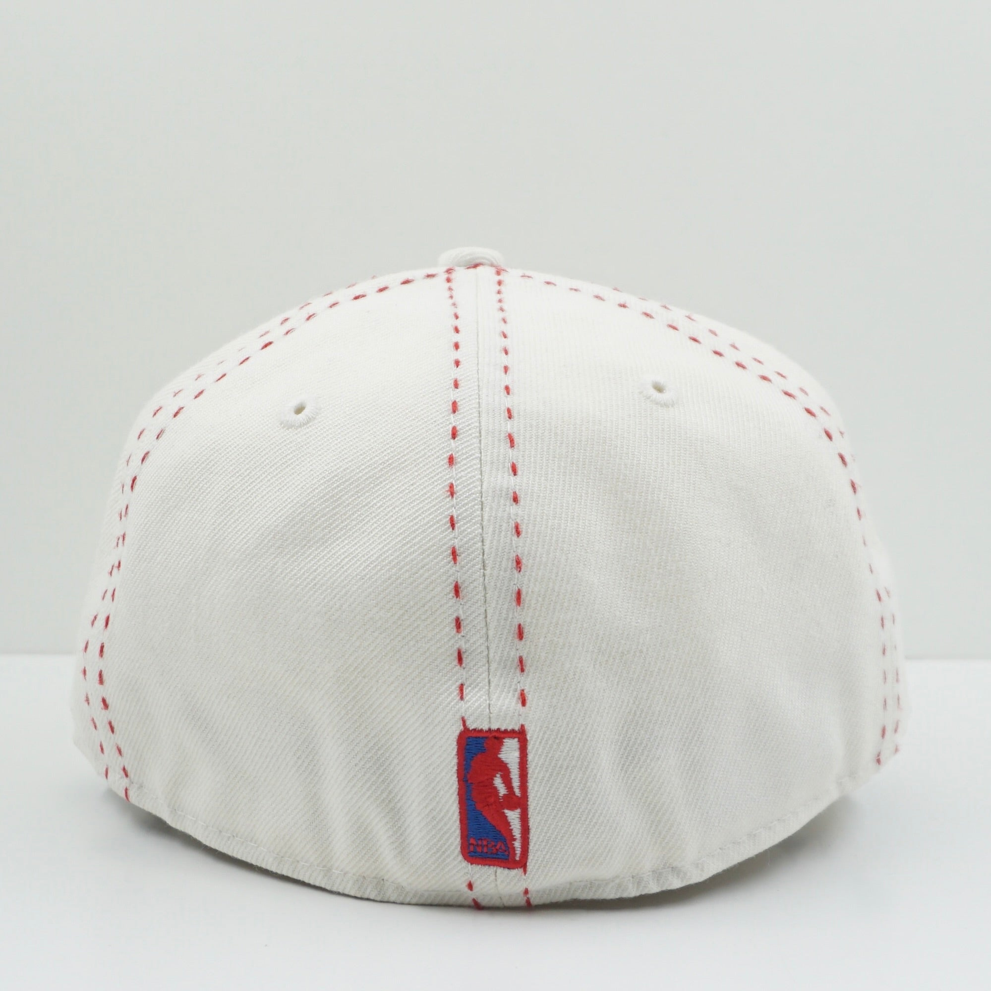 Vintage New Era 76ers Red Stitches White Fitted cap
