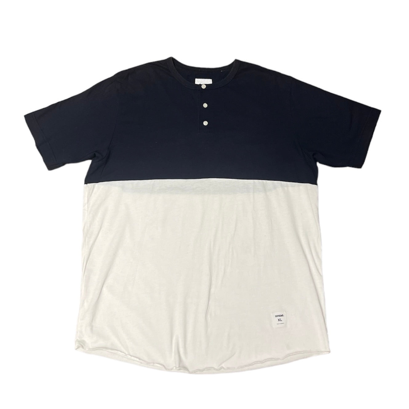 Supreme Split Henley Button Up Tshirt