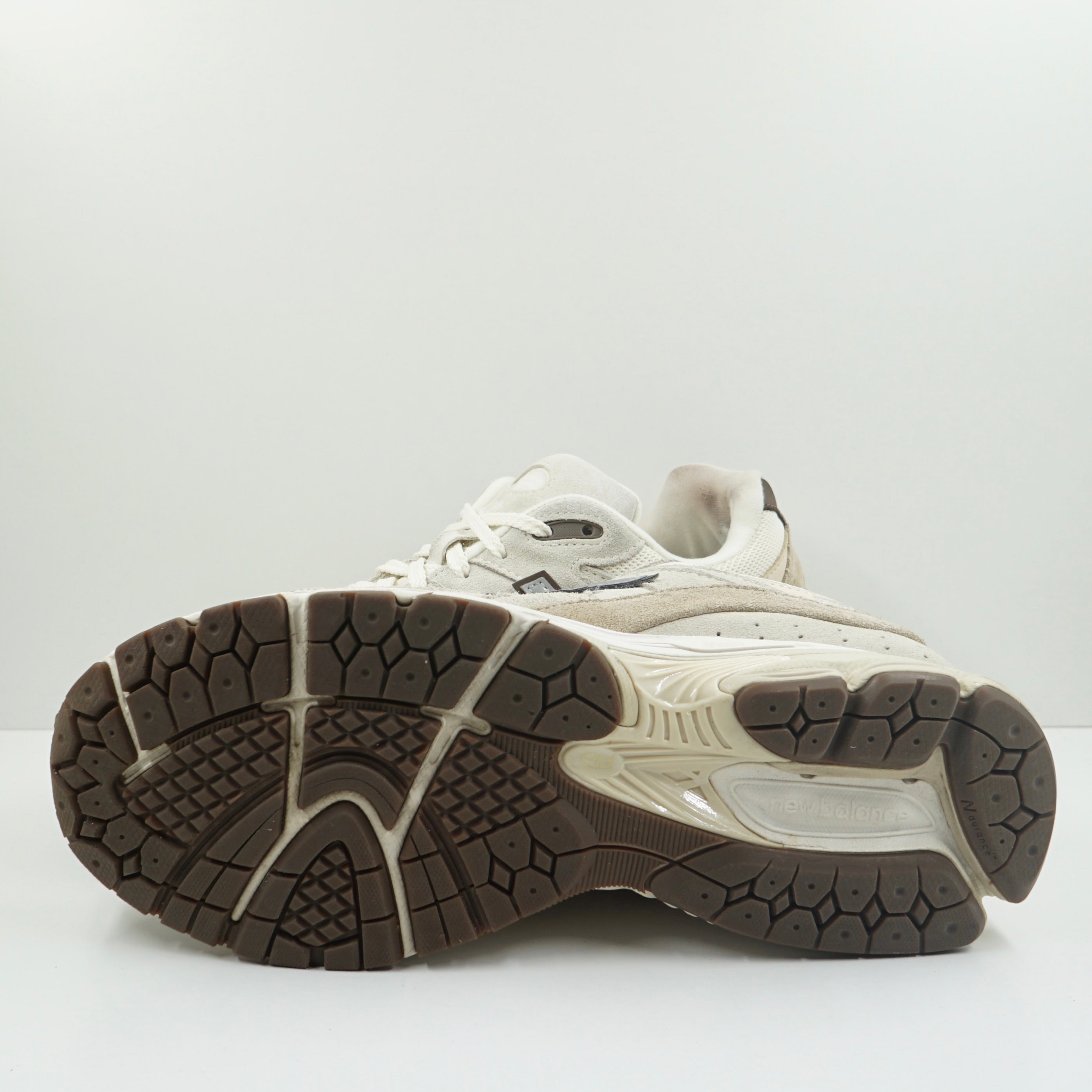 New Balance 2002R Cream Beige Tan Reflective Silver