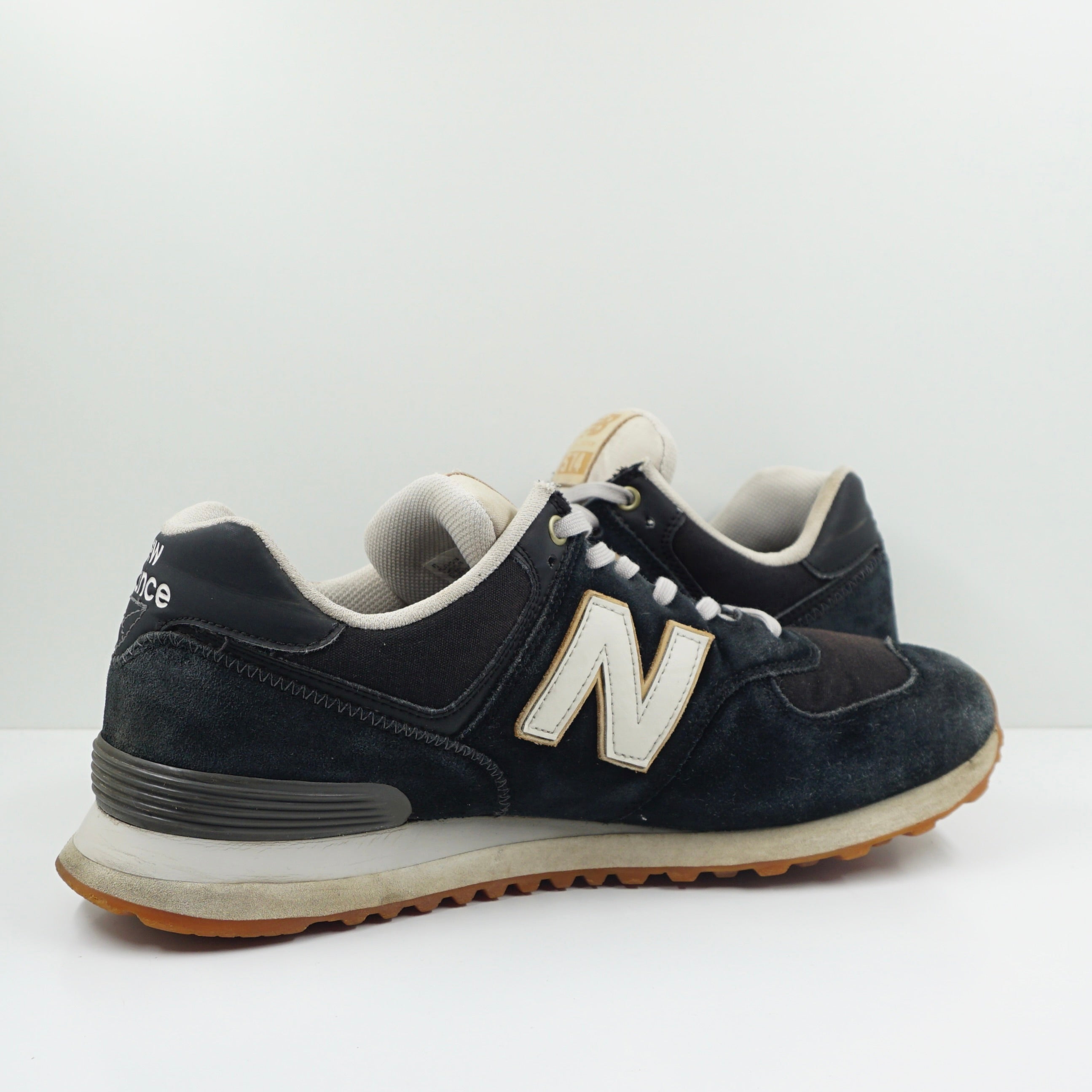New Balance ML574OUA Black Suede
