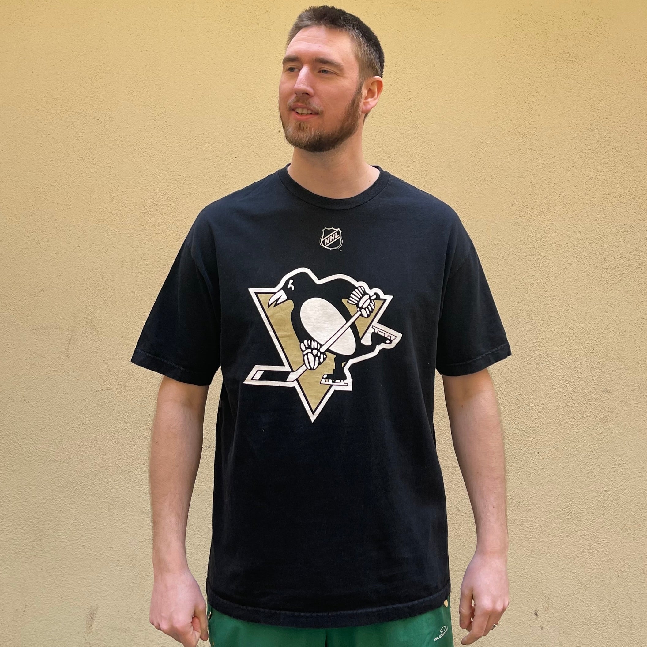 Reebok Hockey Pittsburgh Penguins #87 Crosby Black Tshirt