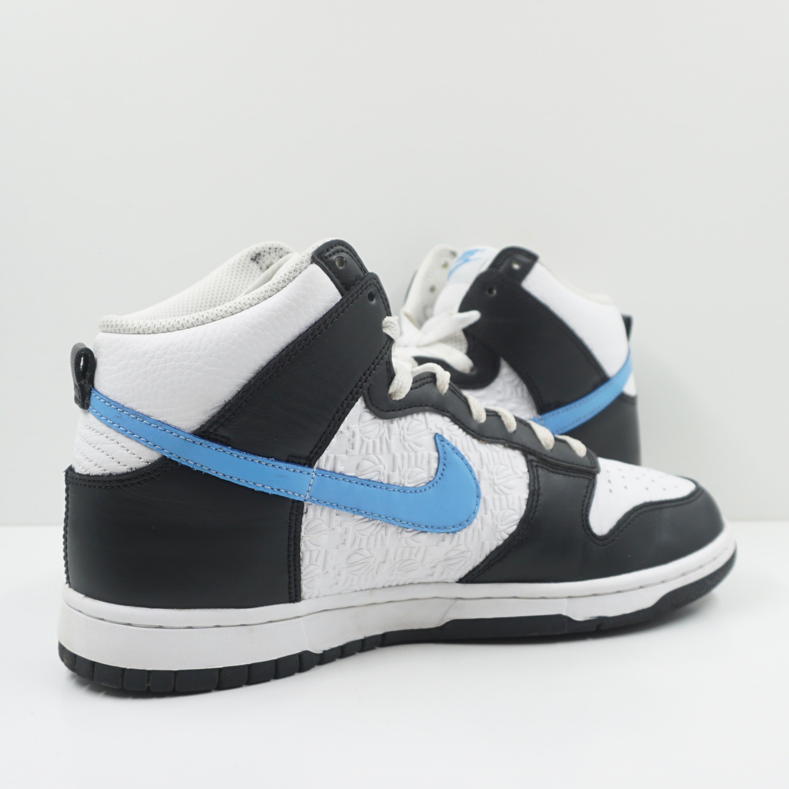 Nike Dunk High Retro FLC Black University Blue White