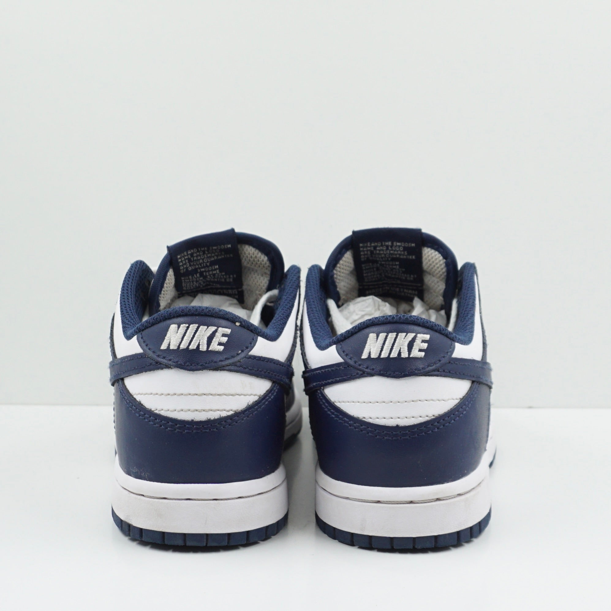 Nike Dunk Low White Midnight Navy (PS)