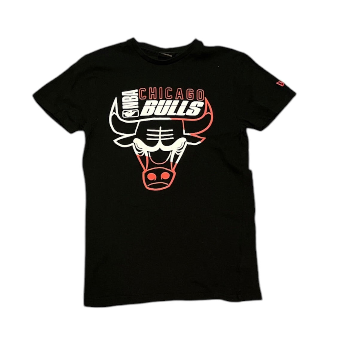 New Era Chicago Bulls Black Tshirt