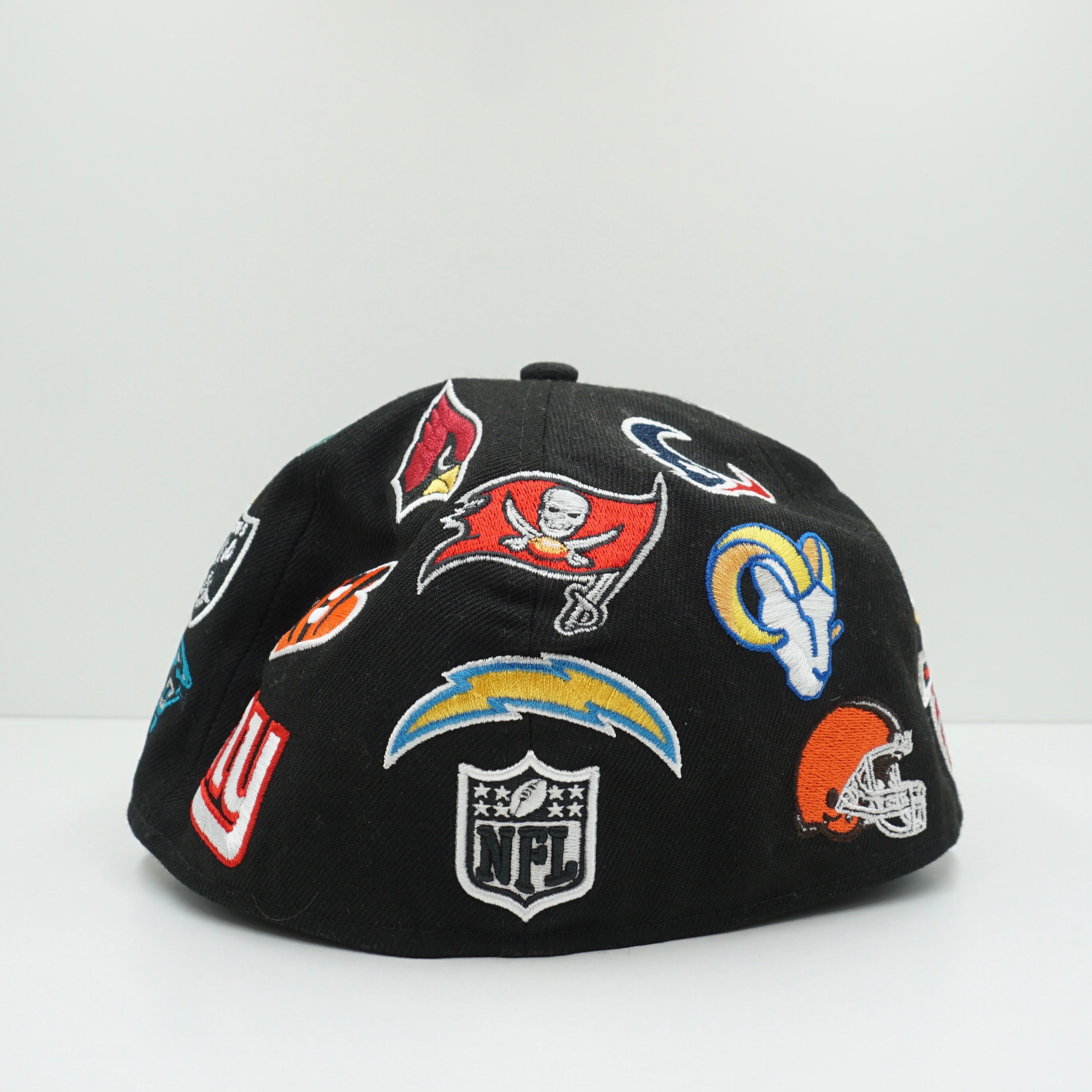 New Era NFL Logo Badge Black Fitted Cap