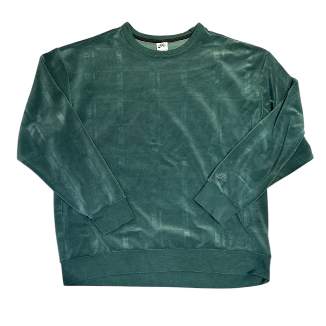 Nike SB Plaid Noble Green Crewneck