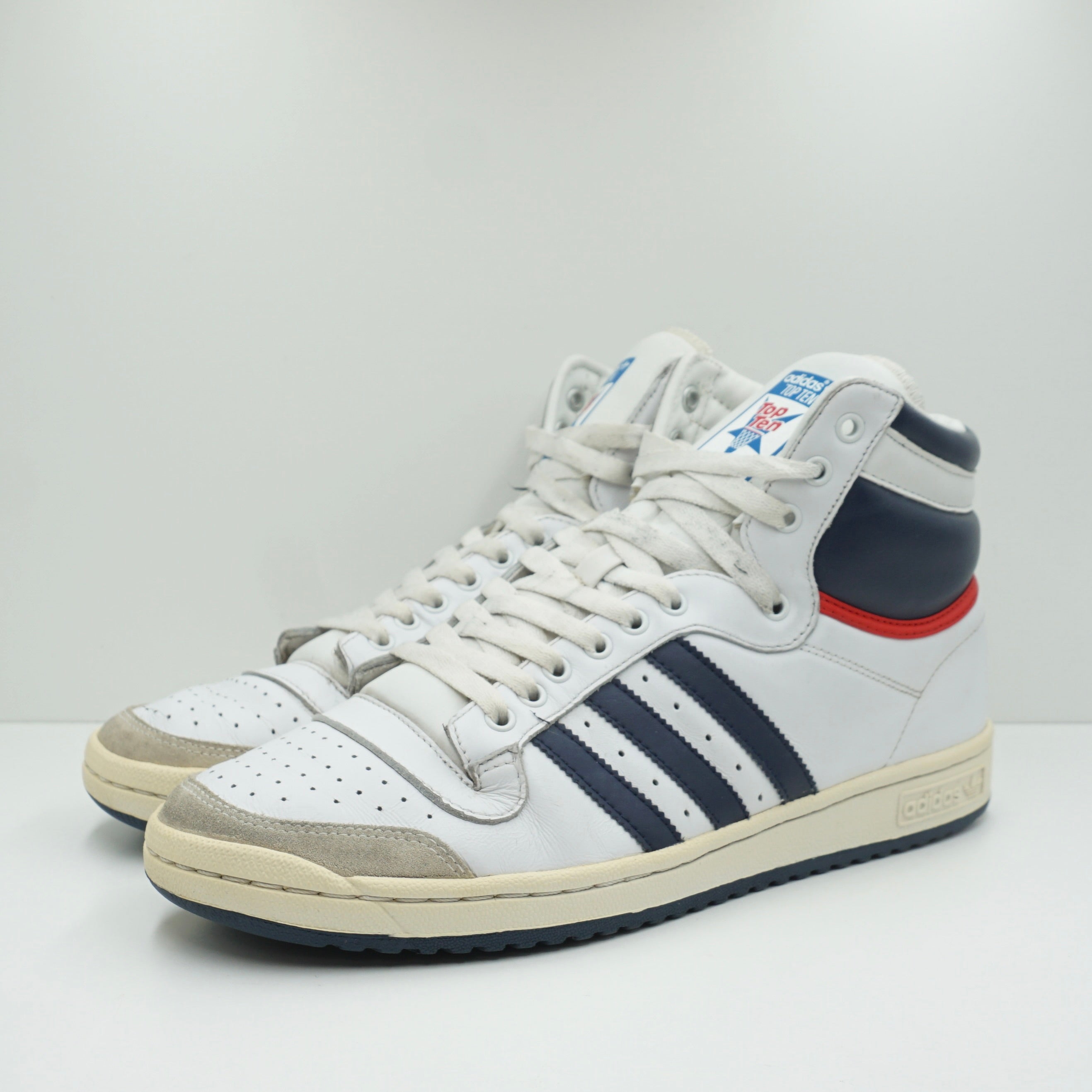 Adidas Originals Top Ten White/Navy