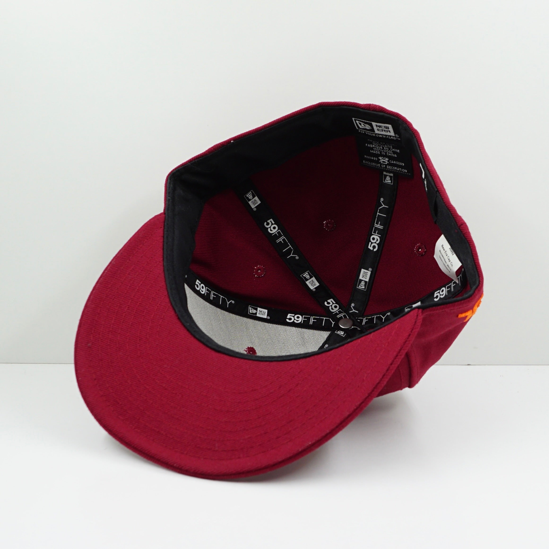 New Era WESC Wine Red Fitted Cap