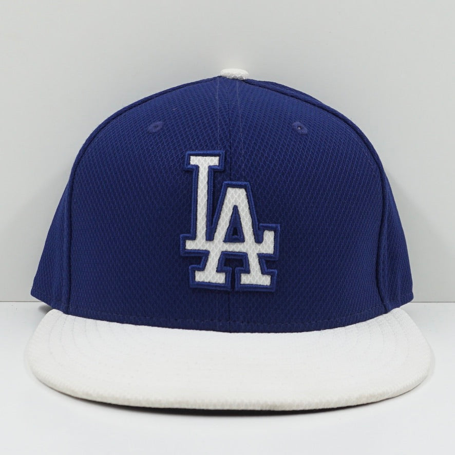 New Era Los Angles Dodgers Blue White Fitted Cap