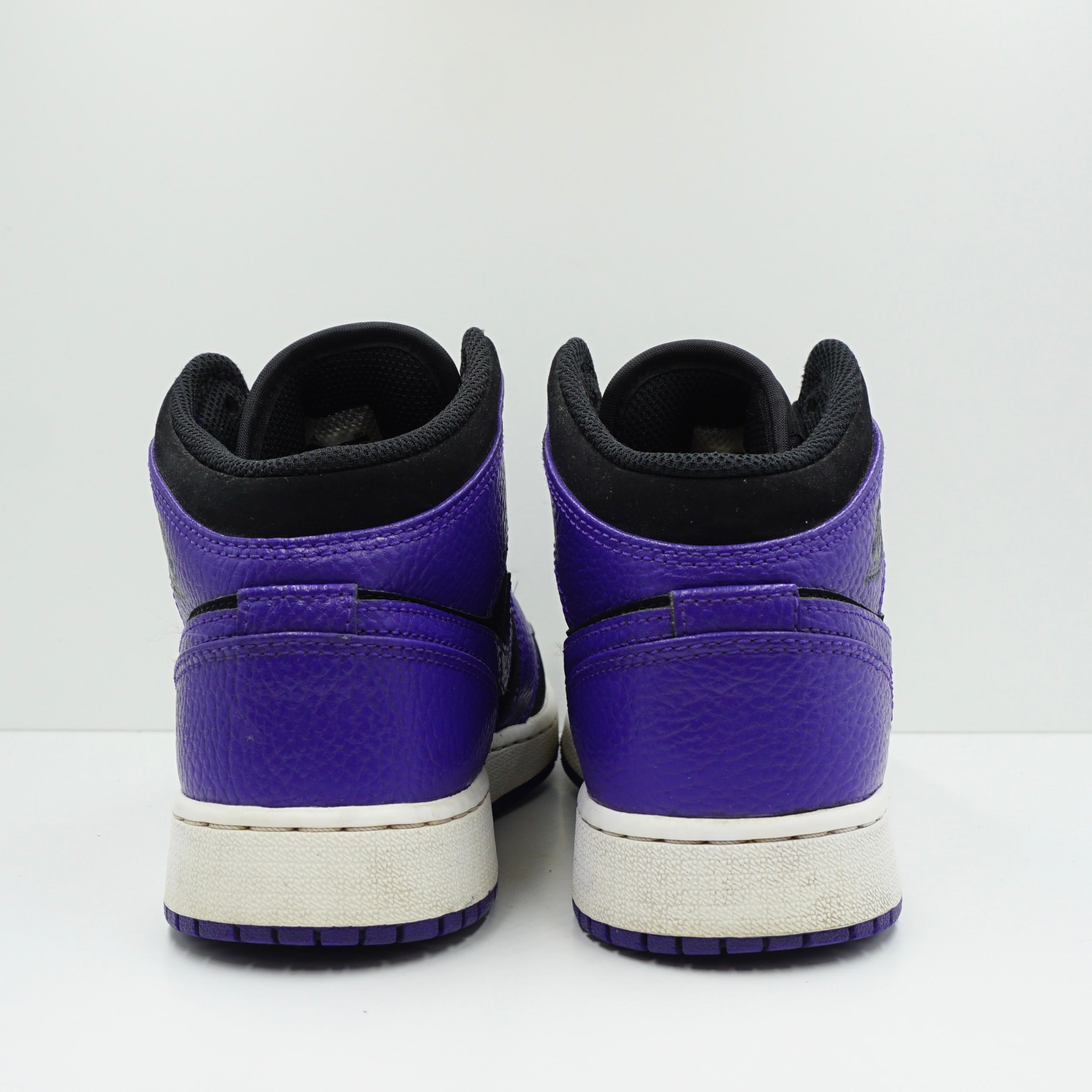 Jordan 1 Mid Black Dark Concord (GS)