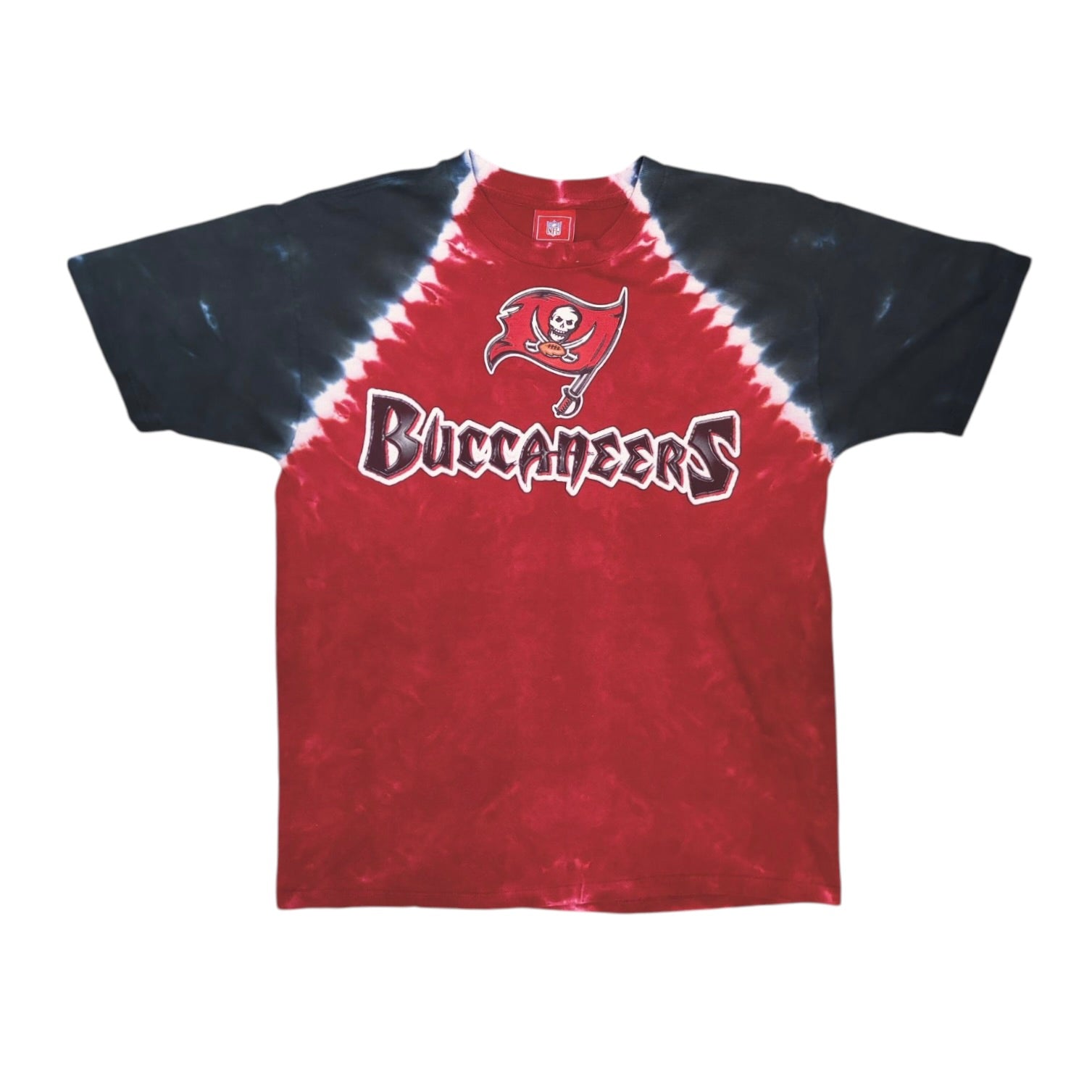 NFL Buccaneers Tie Dye Red Tshirt