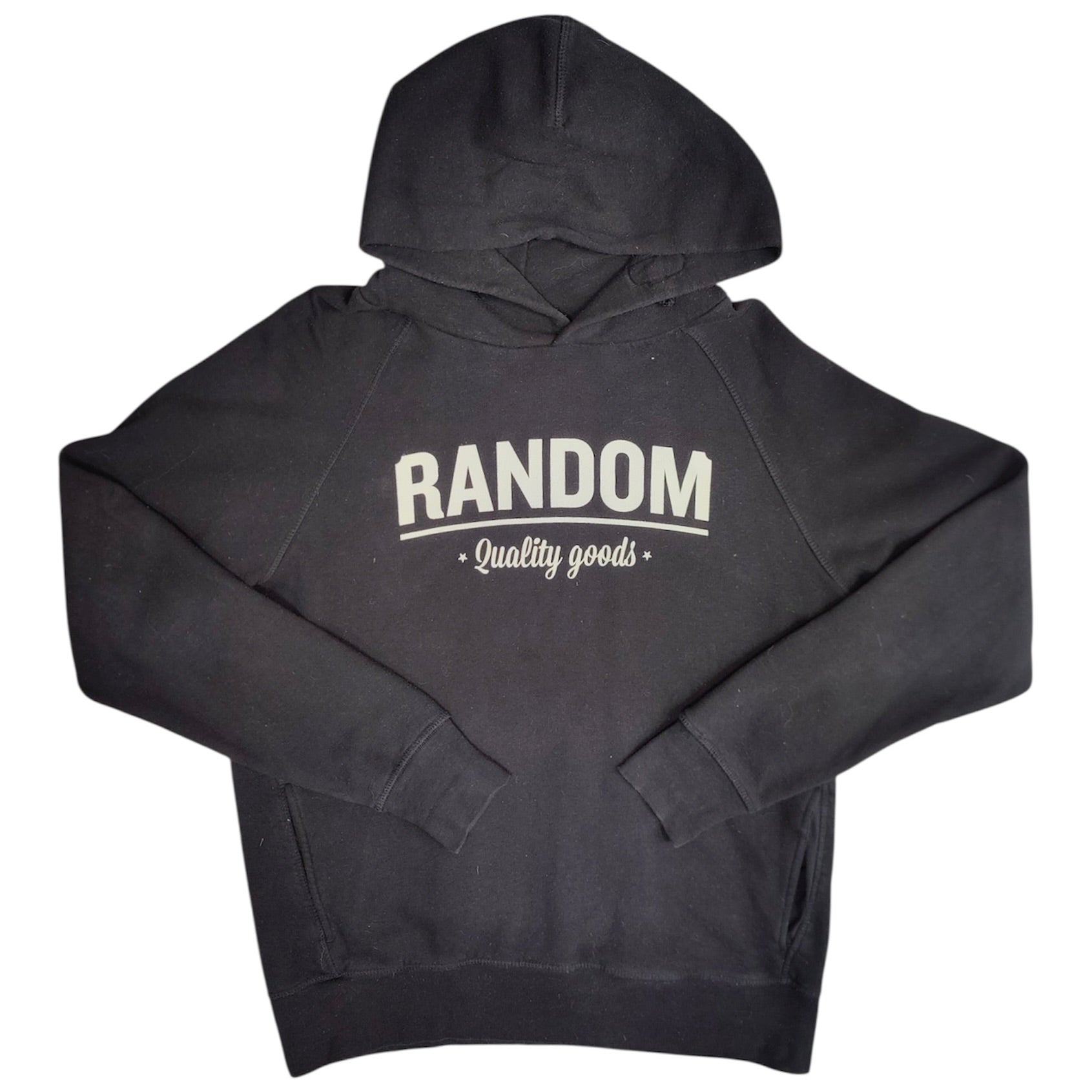 Random Quality Goods Black Hoodie