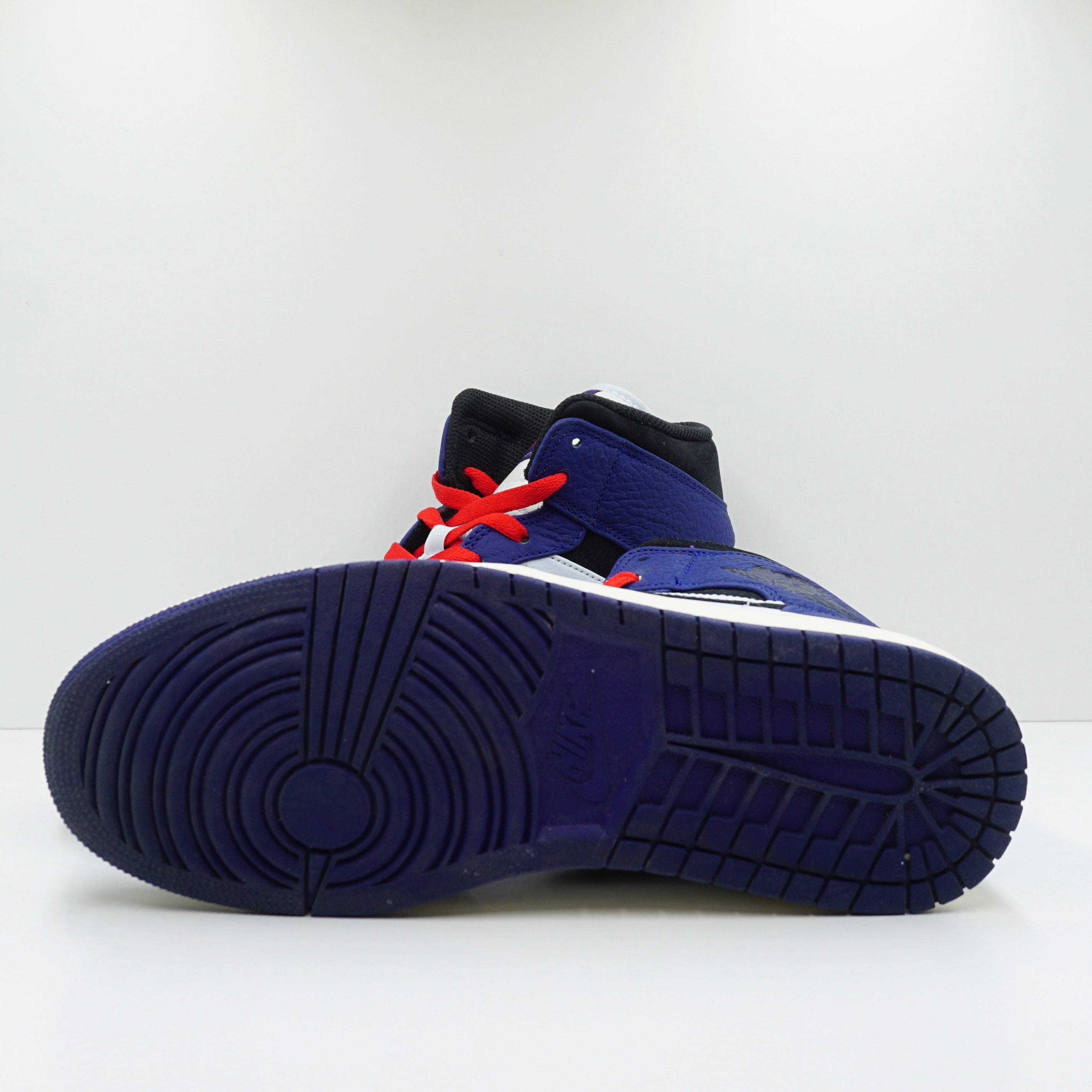 Jordan 1 Mid Deep Royal Blue Black
