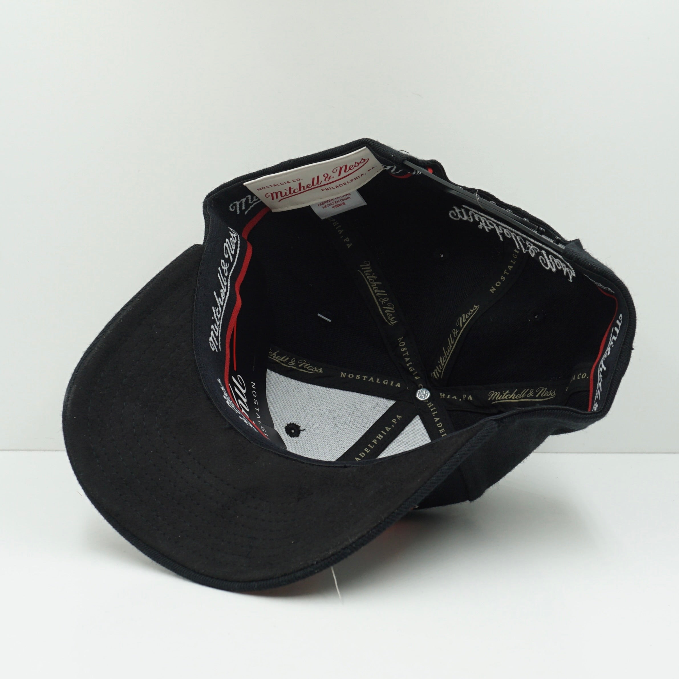 Mitchell & Ness Black Orange Snapback Cap