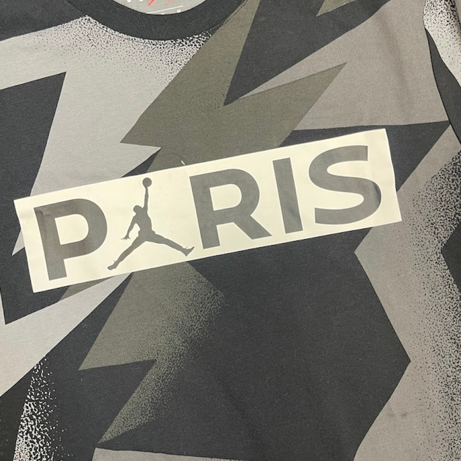 Jordan Paris-Saint Germain Jock Tag Black Tshirt