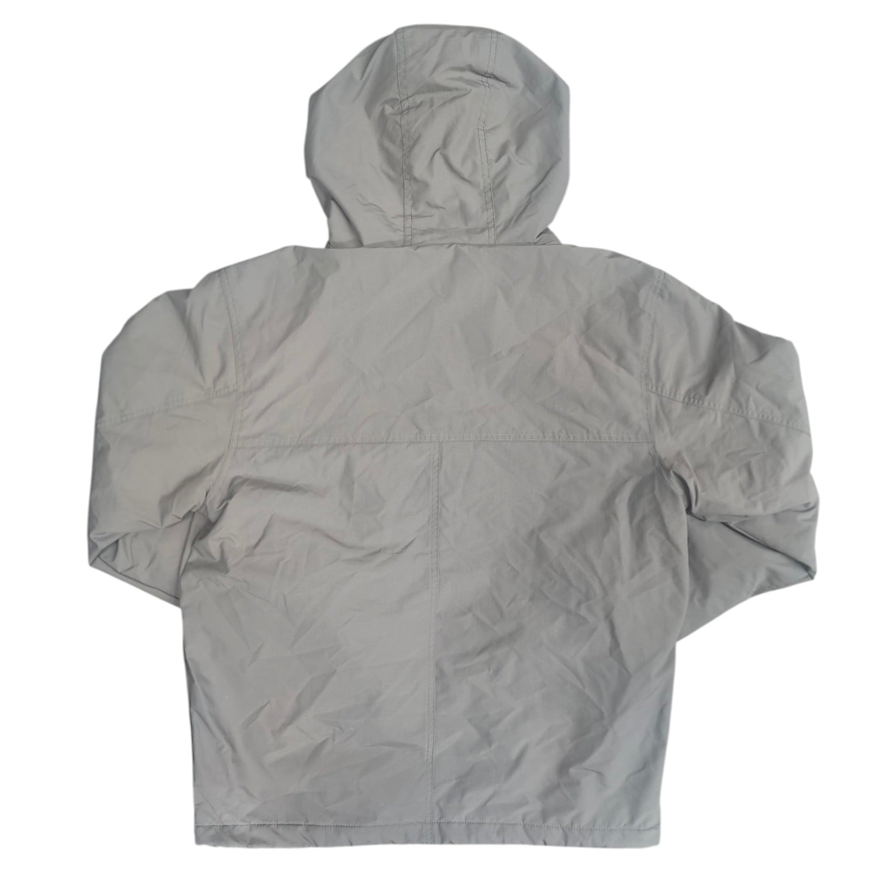 Carhartt Windbreaker Fleece Lined Grey Pullover Jacket