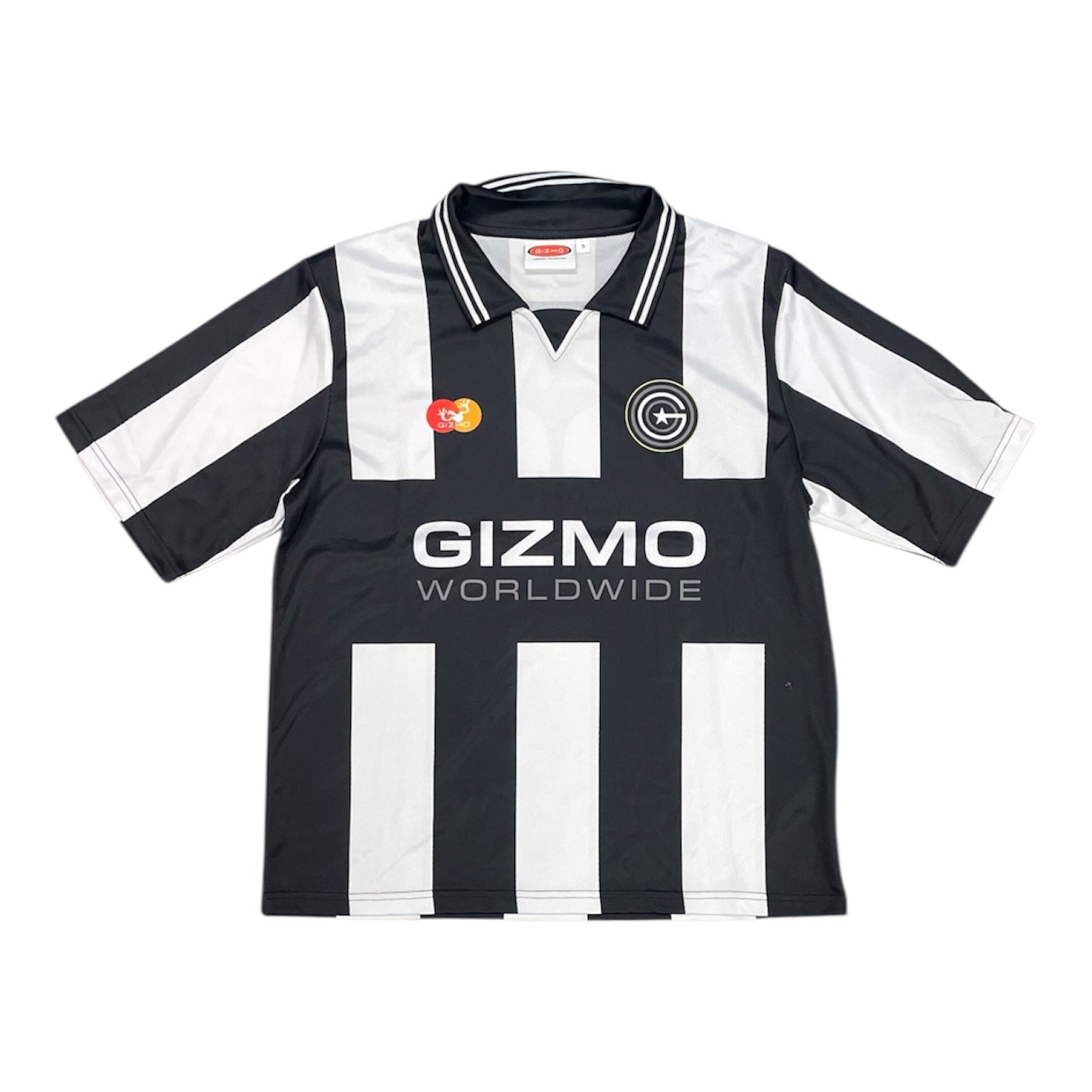 Gizmo White Black Football Jersey