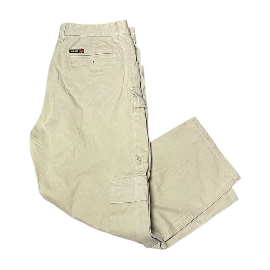 Schott NYC Beige Cargo Pants