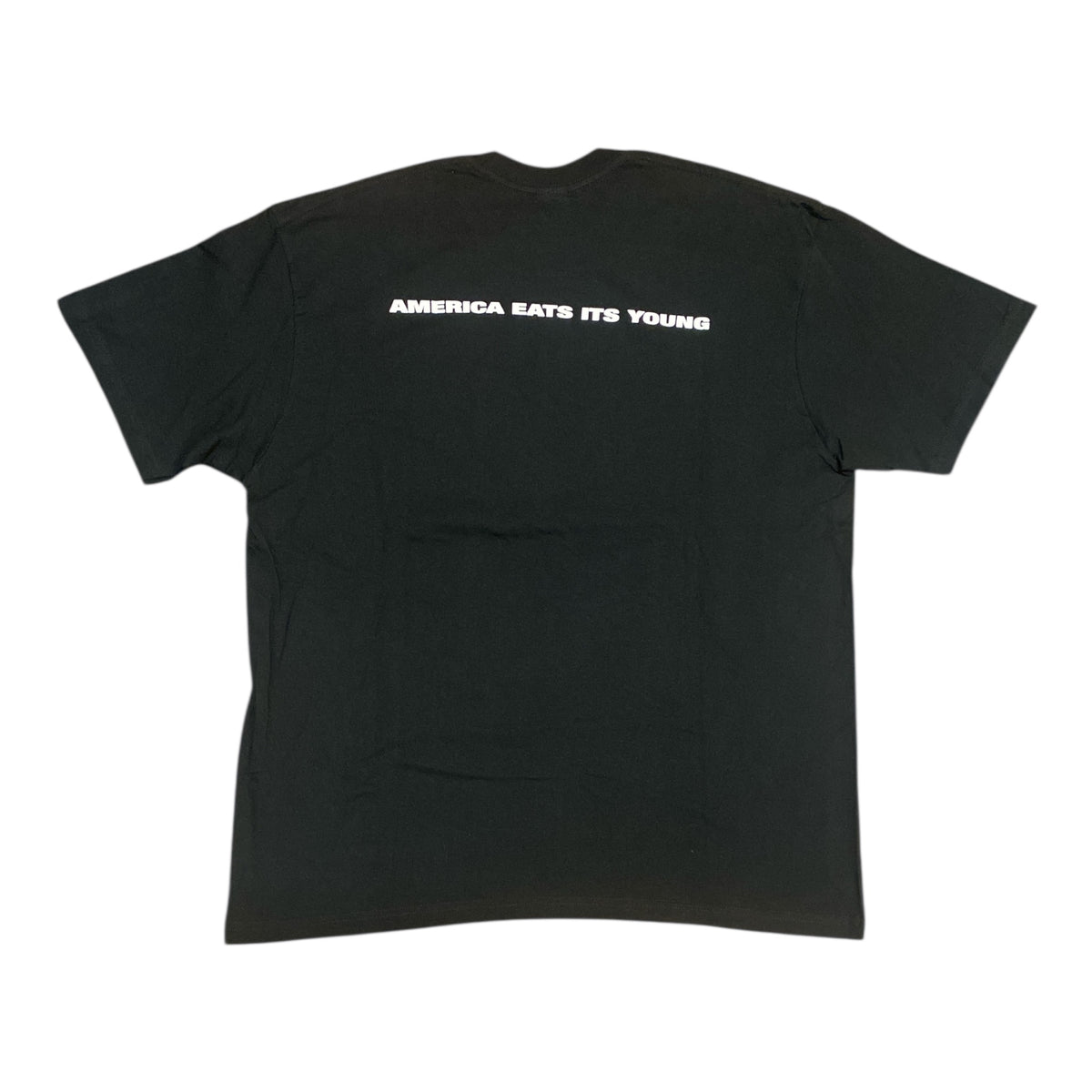 Supreme FW21 America Eats Its Young Black Tshirt