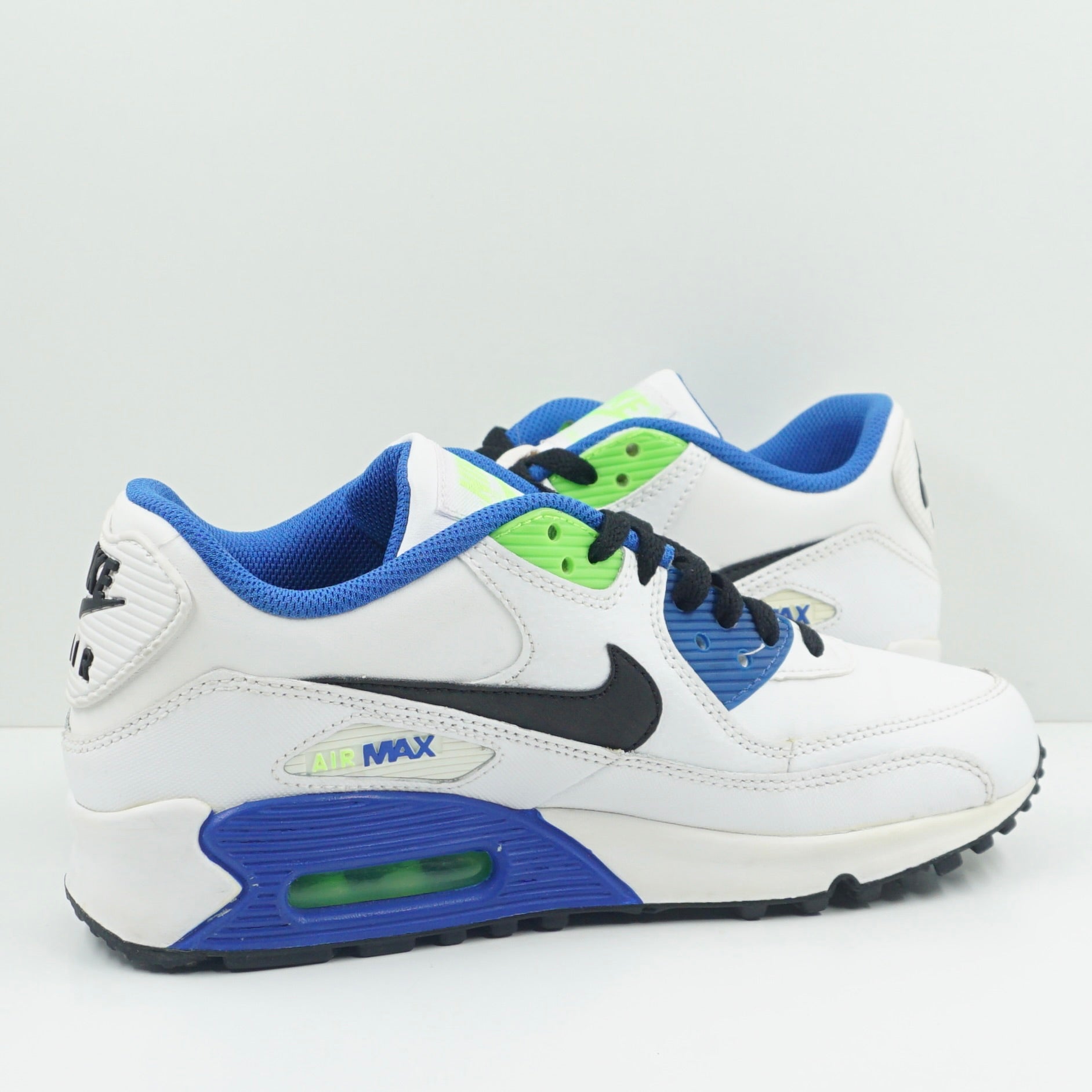 Nike Air Max 90 White Blue Green (GS)