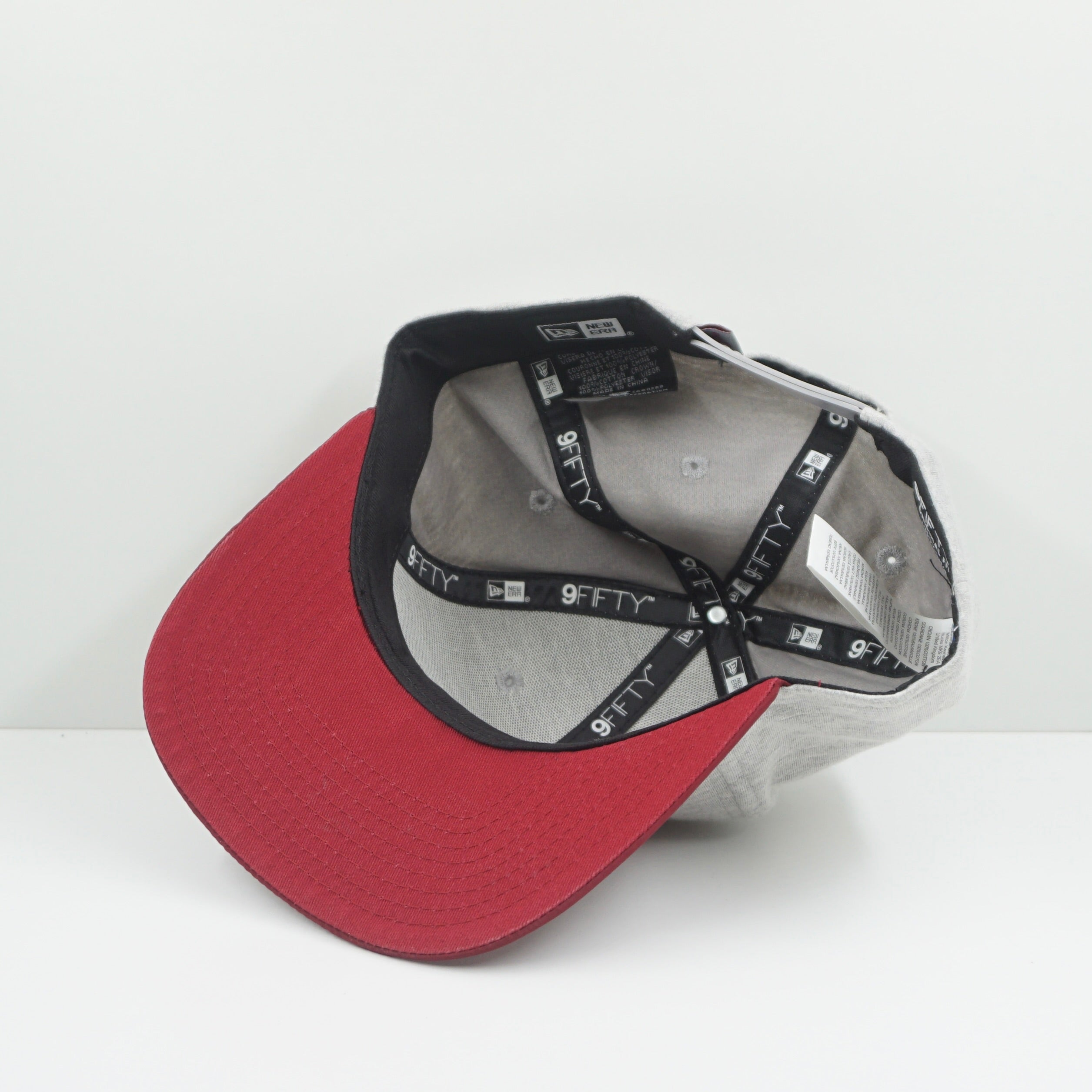 New Era Philadelphia Phillies Grey Red Snapback Cap