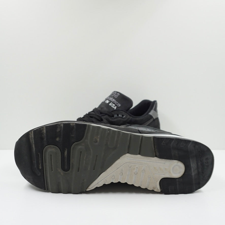 New Balance 998 Made in USA Black Grey