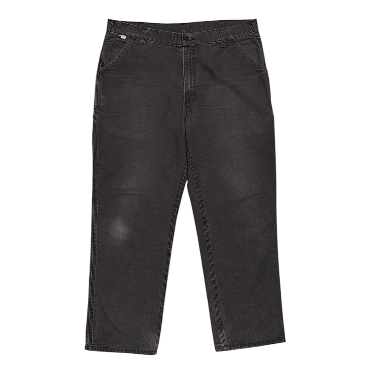 Carhartt FR Washed Black Duck Dungaree Work Pants