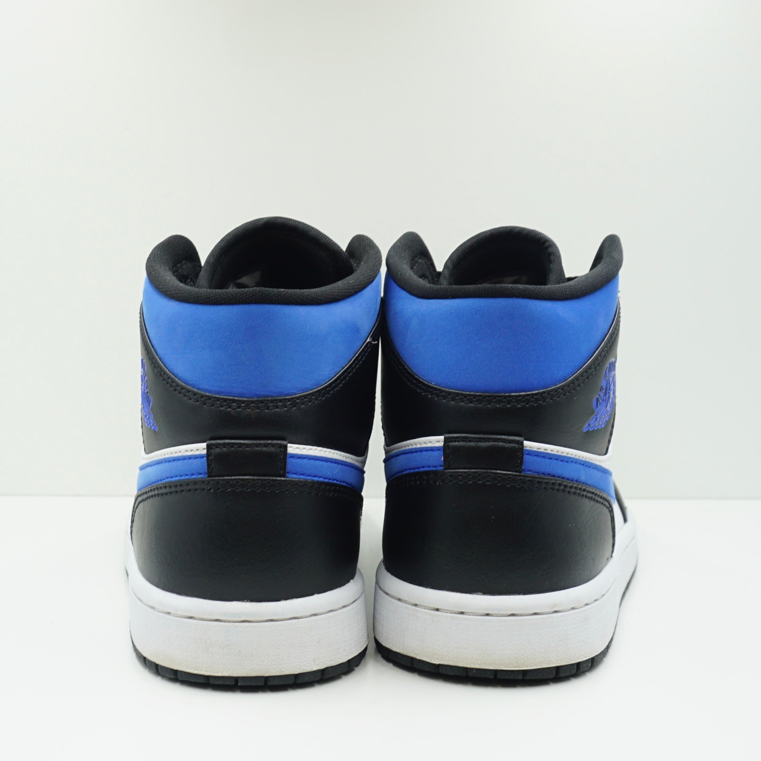 Jordan 1 Mid White Black Racer Blue