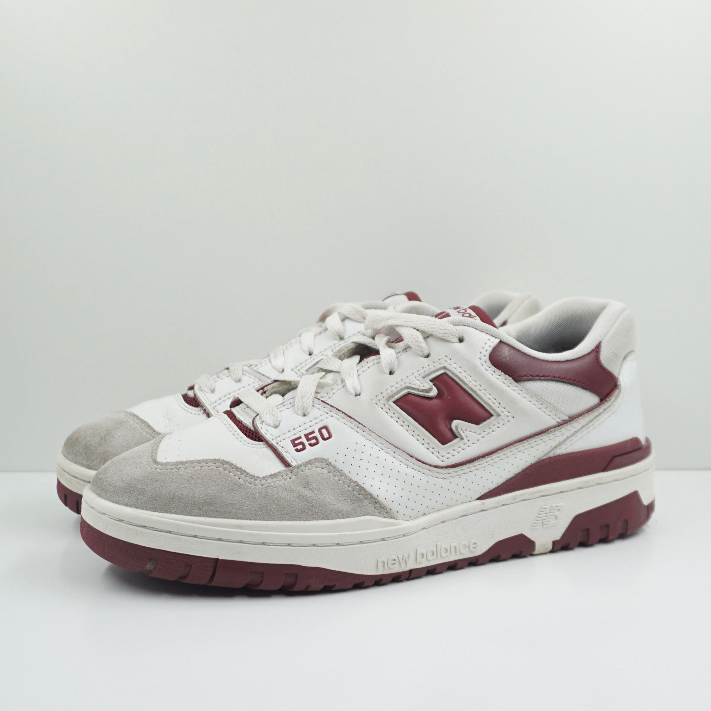 New Balance 550 Sea Salt Burgundy