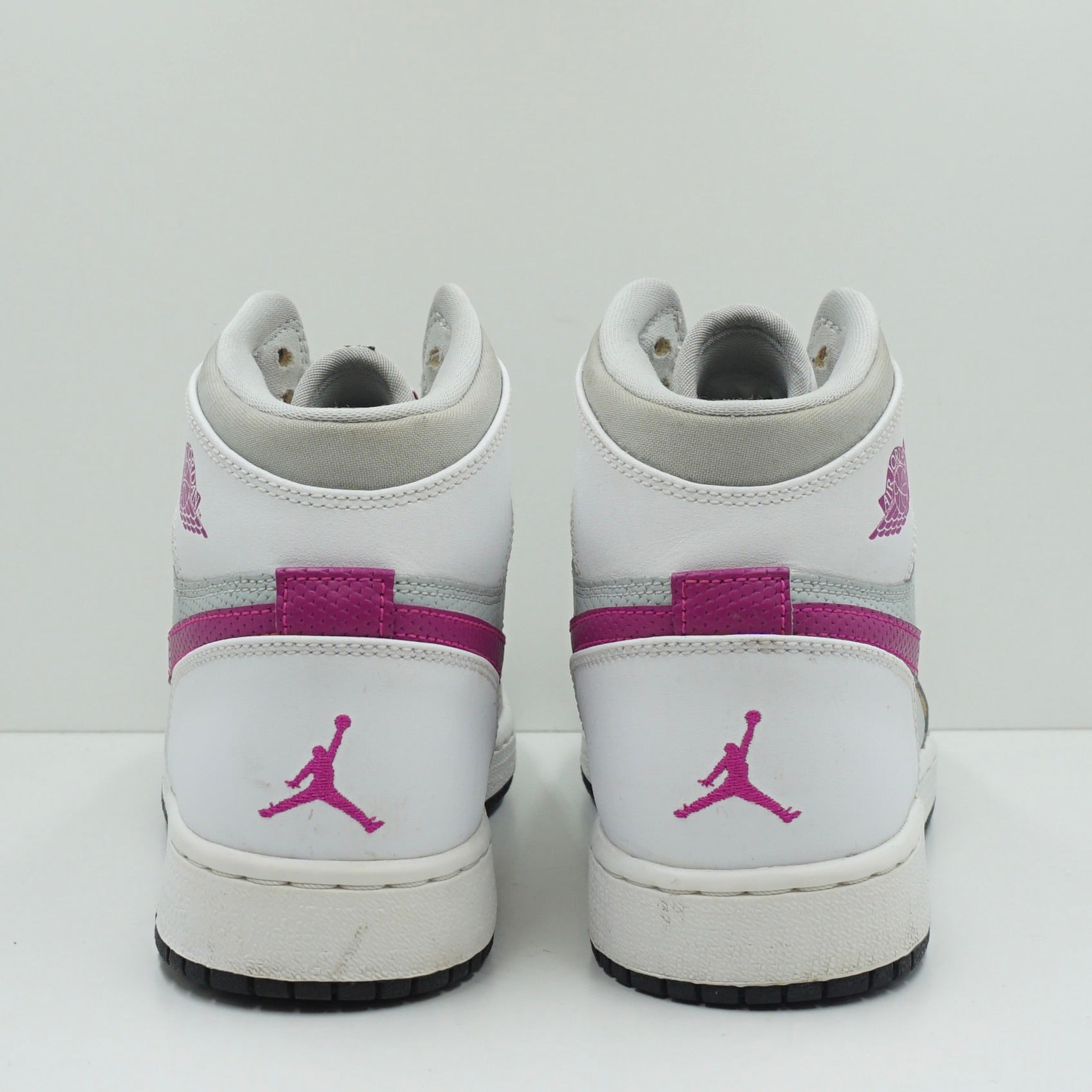 Jordan 1 Retro High Grey Mist Fuchsia Flash (GS)