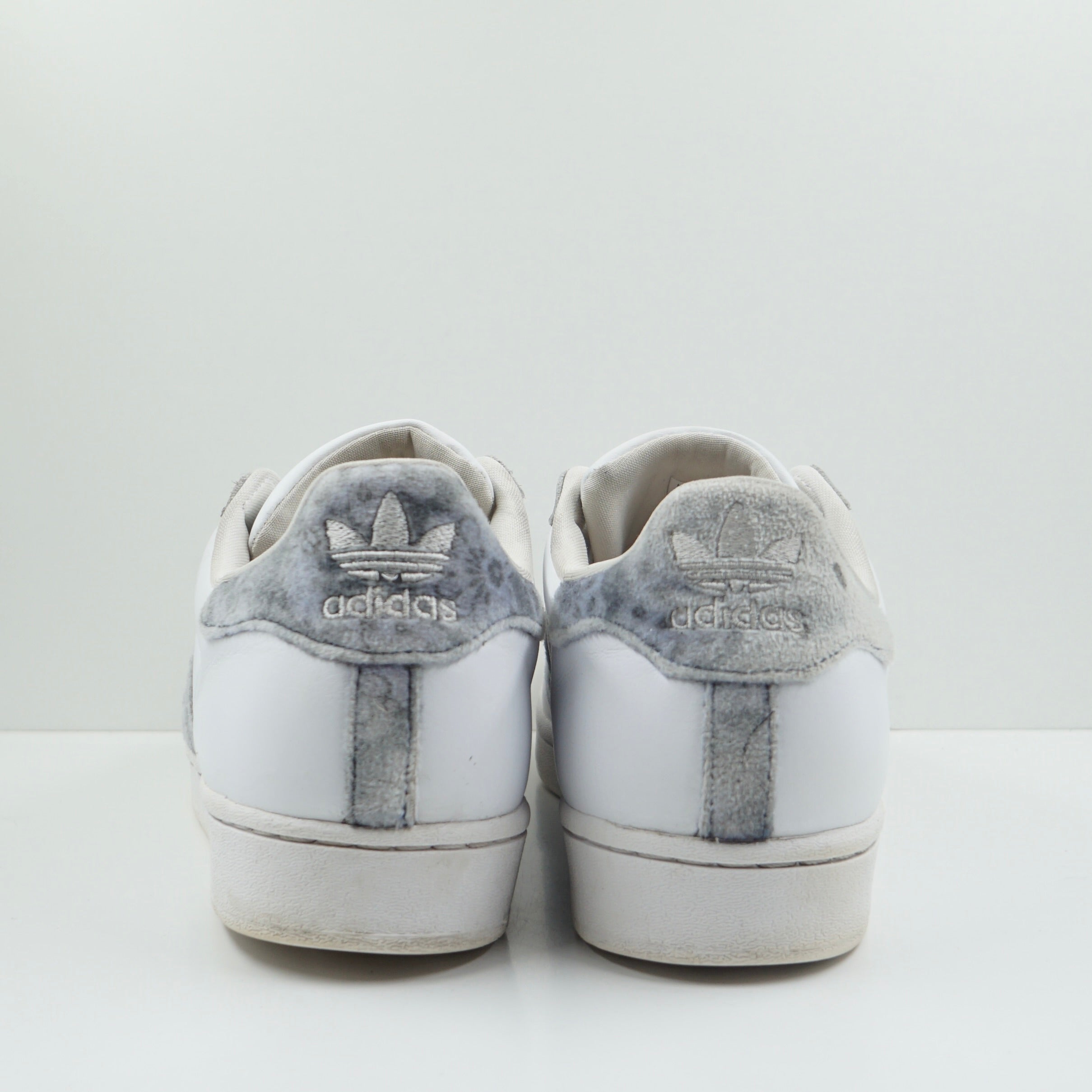 Adidas Superstar White Serrated Denim