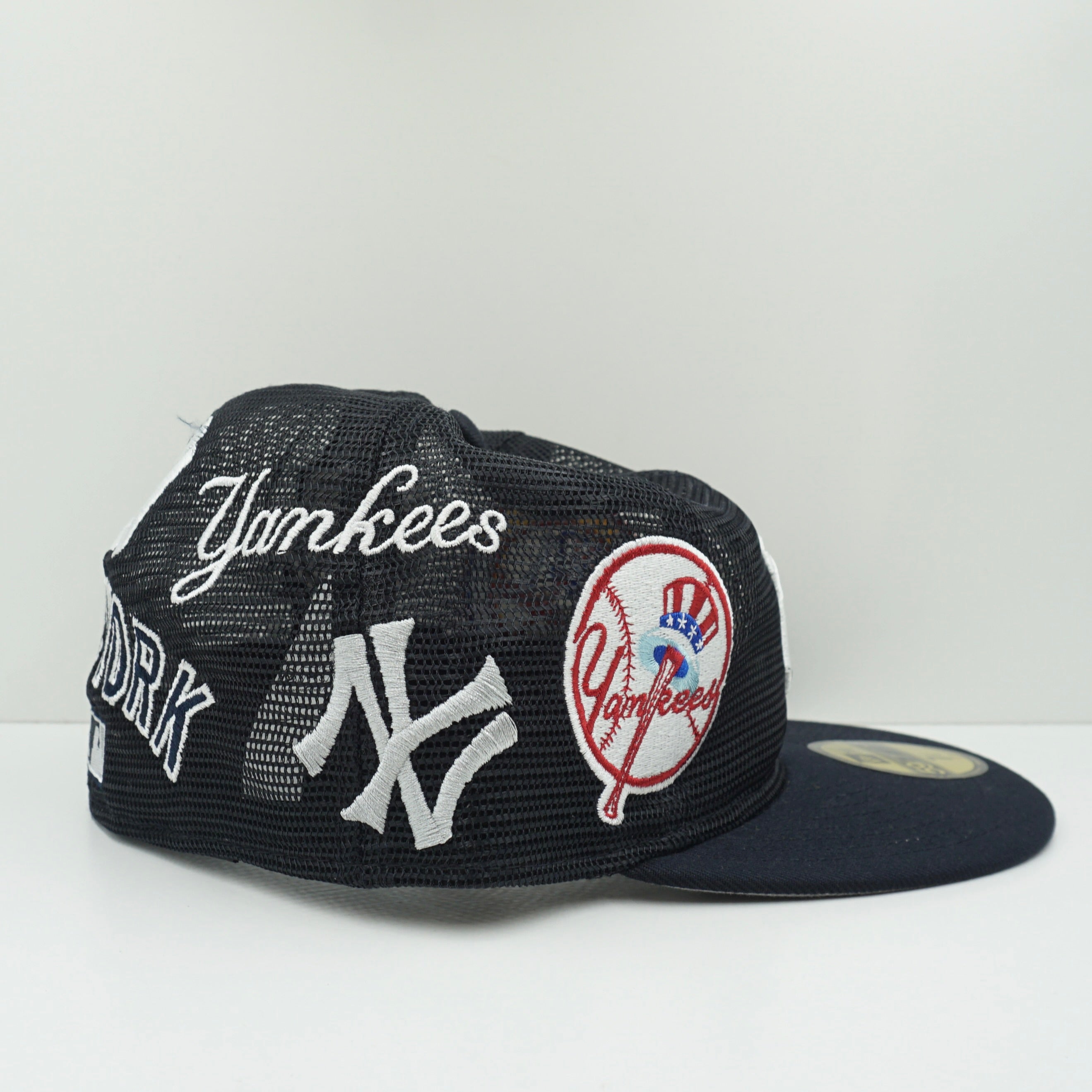 New Era Cooperstown New York Yankees Full Mesh Multi Logo Fitted Cap
