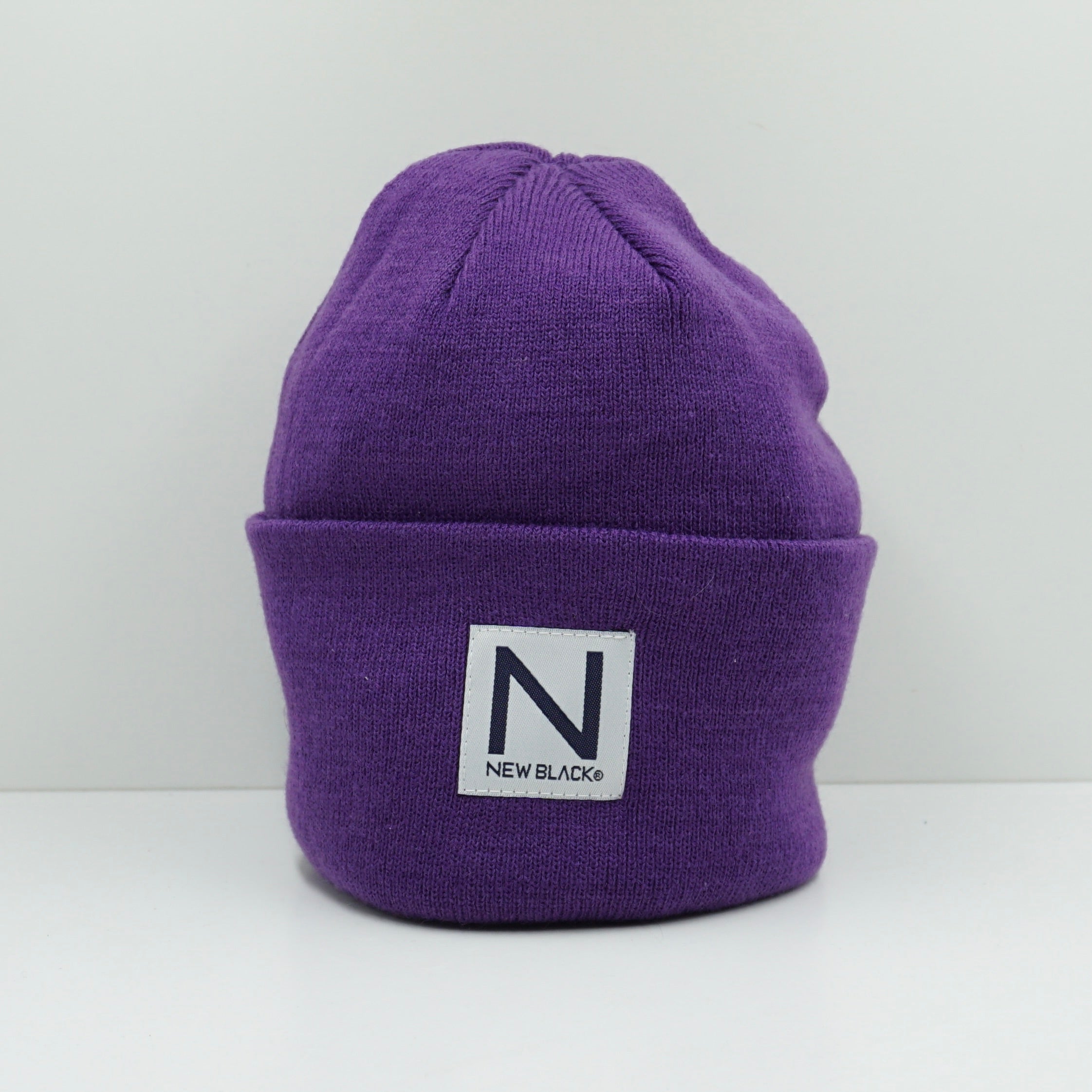 New Black Purple Beanie