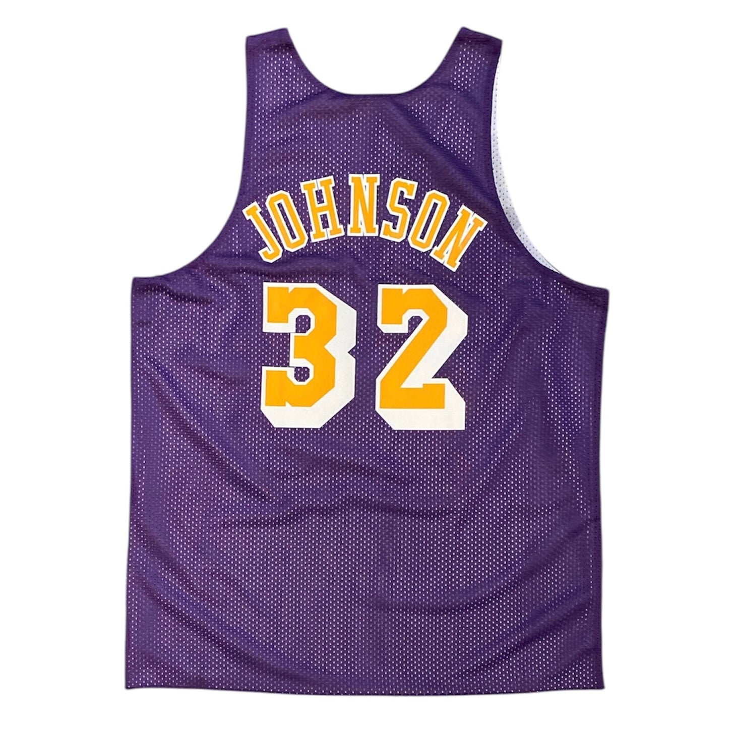 Mitchell & Ness Hardwood Classic Los Angeles Lakers Magic Johnson Reversible Mesh Basketball Jersey