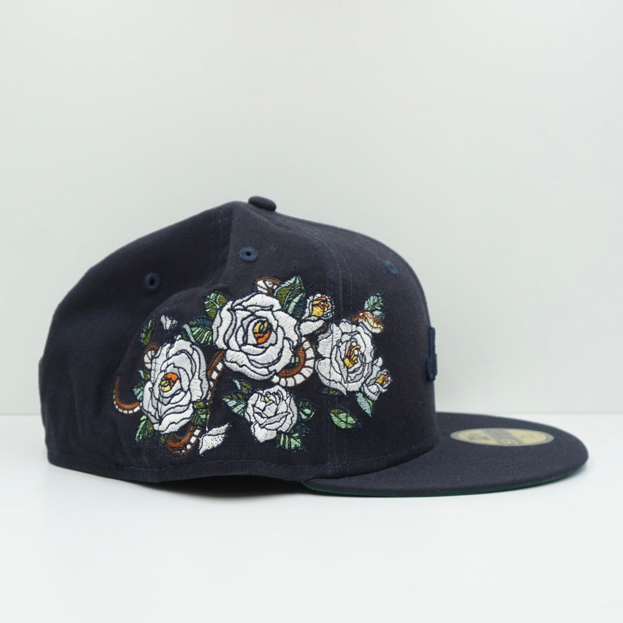 New Era Flowers Navy Fitted Cap