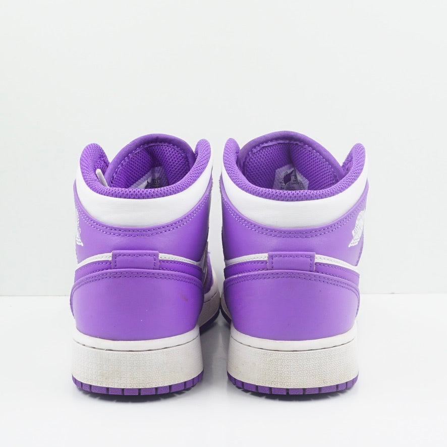 Jordan 1 Mid Purple Venom (GS)