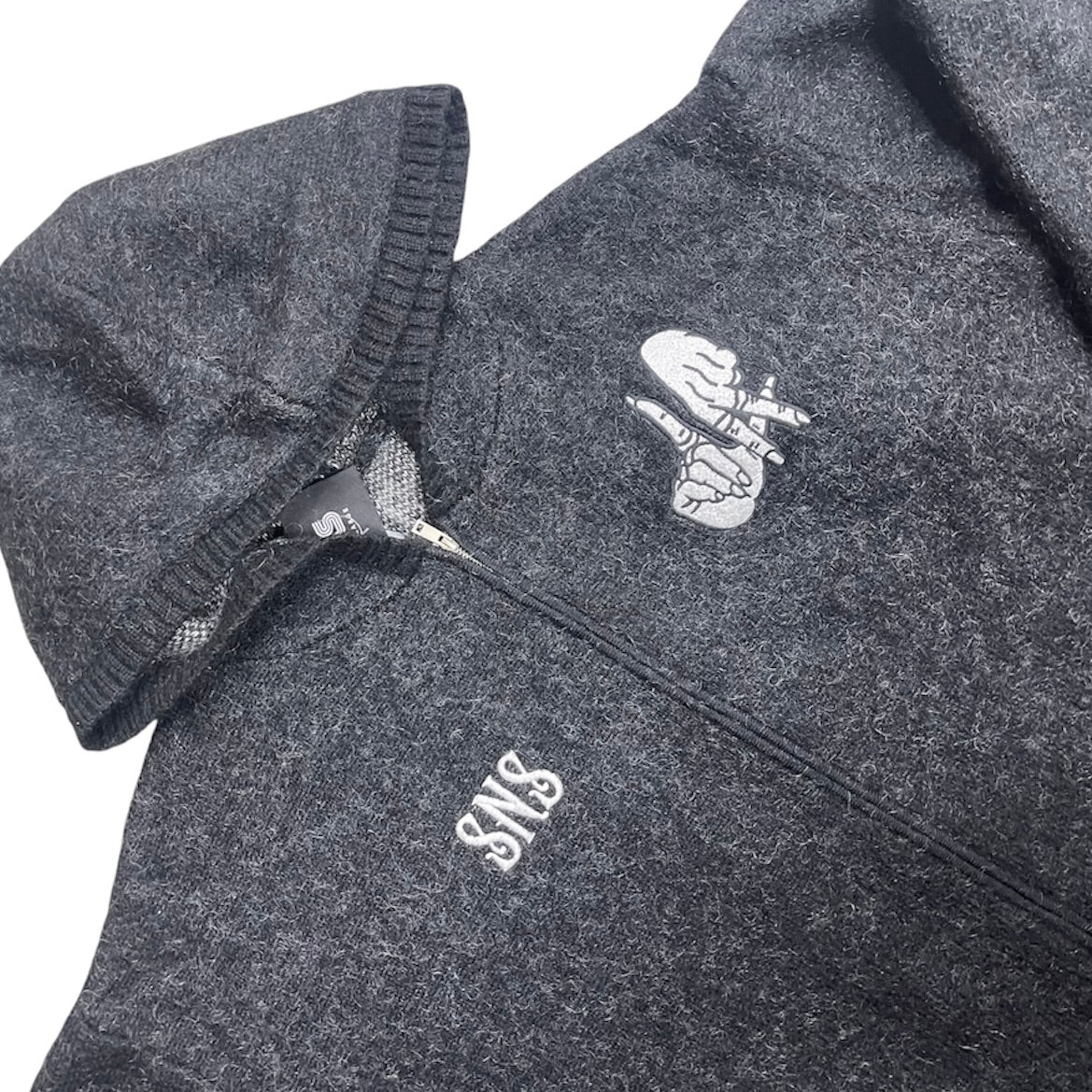 Sneakersnstuff Knitted Cardigan Hoodie x Estevan Oriol