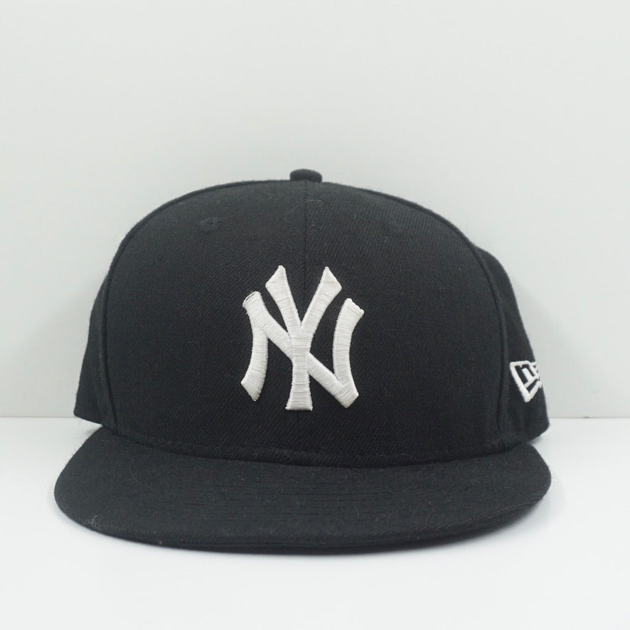 New Era New York Yankees White Black Fitted Cap