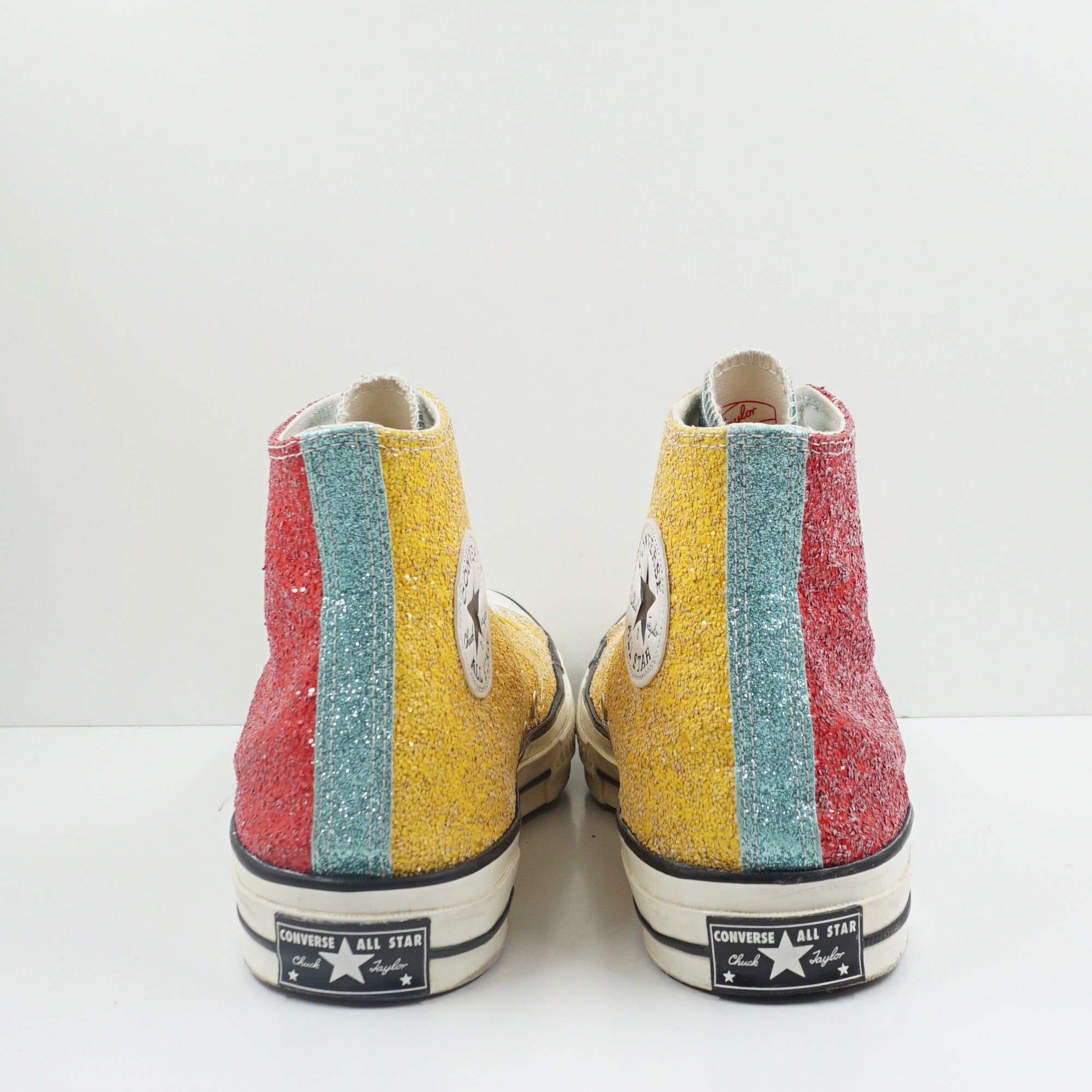 Converse Chuck Taylor All Star 70 Hi JW Anderson Glitter Yellow Red