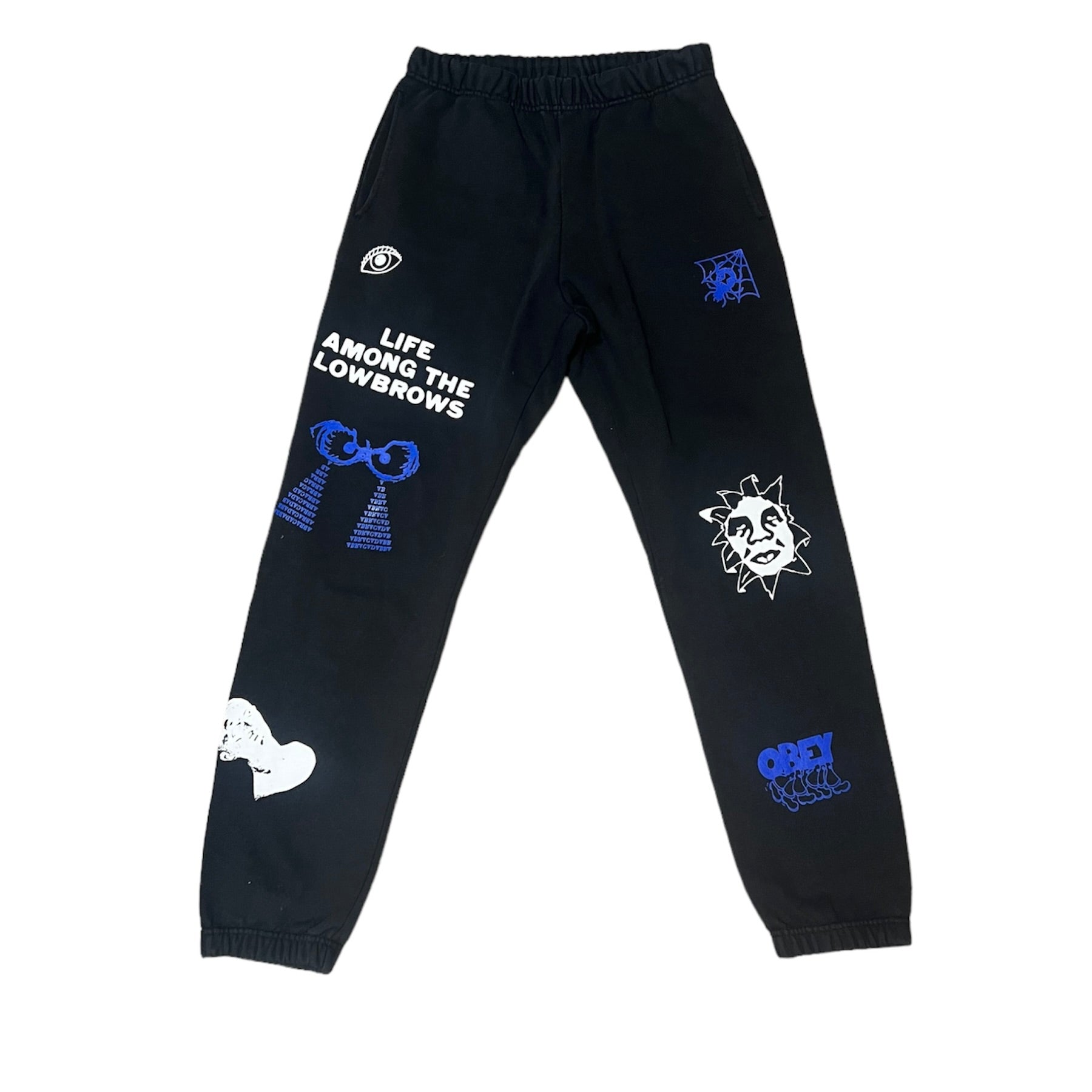 Obey Black Blue Sweatpants