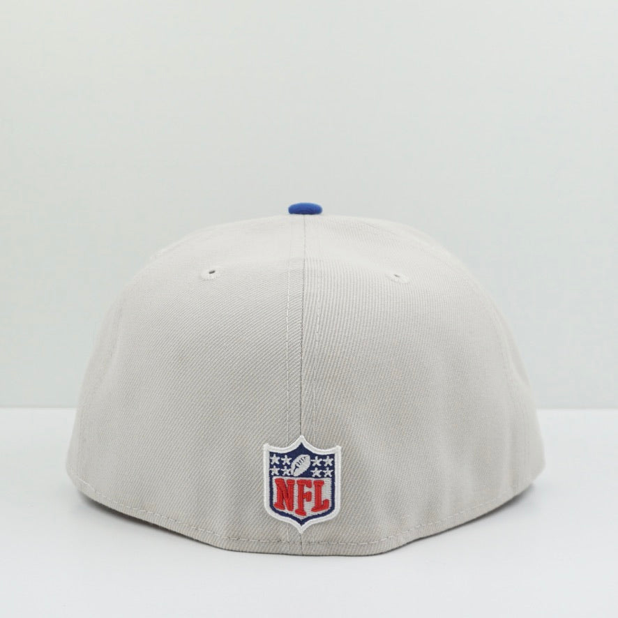 New Era Buffalo Bills Historic Sideline Cream Blue On Filed Fitted Cap
