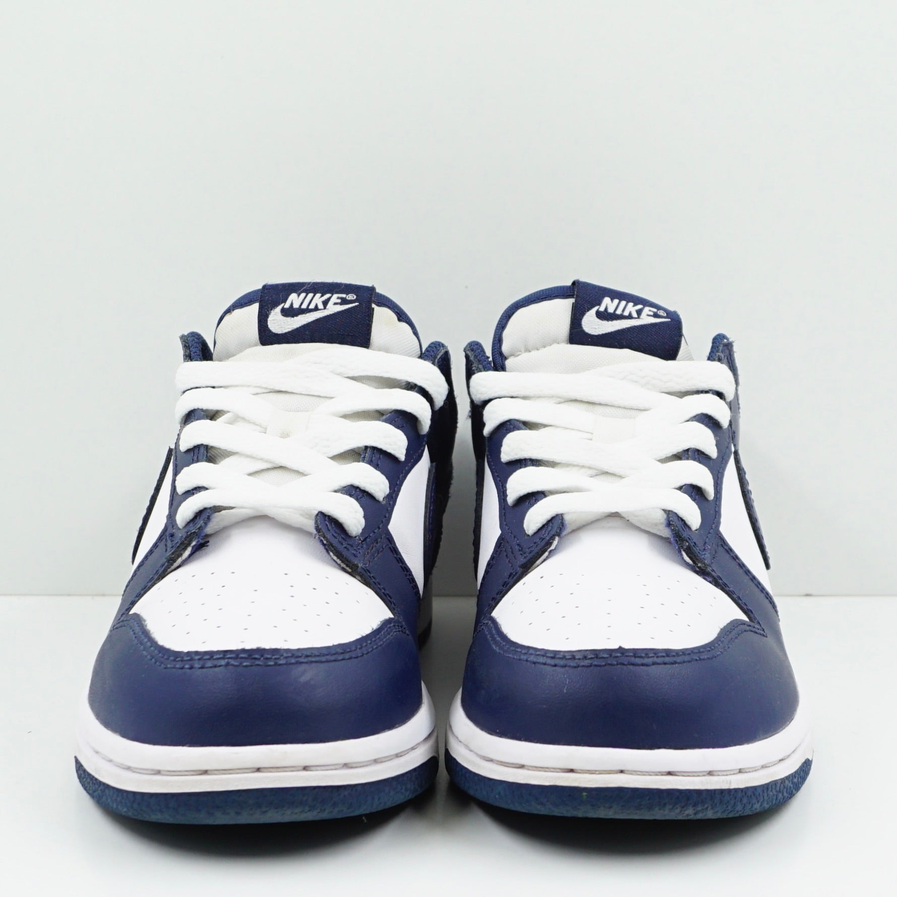 Nike Dunk Low White Midnight Navy (PS)