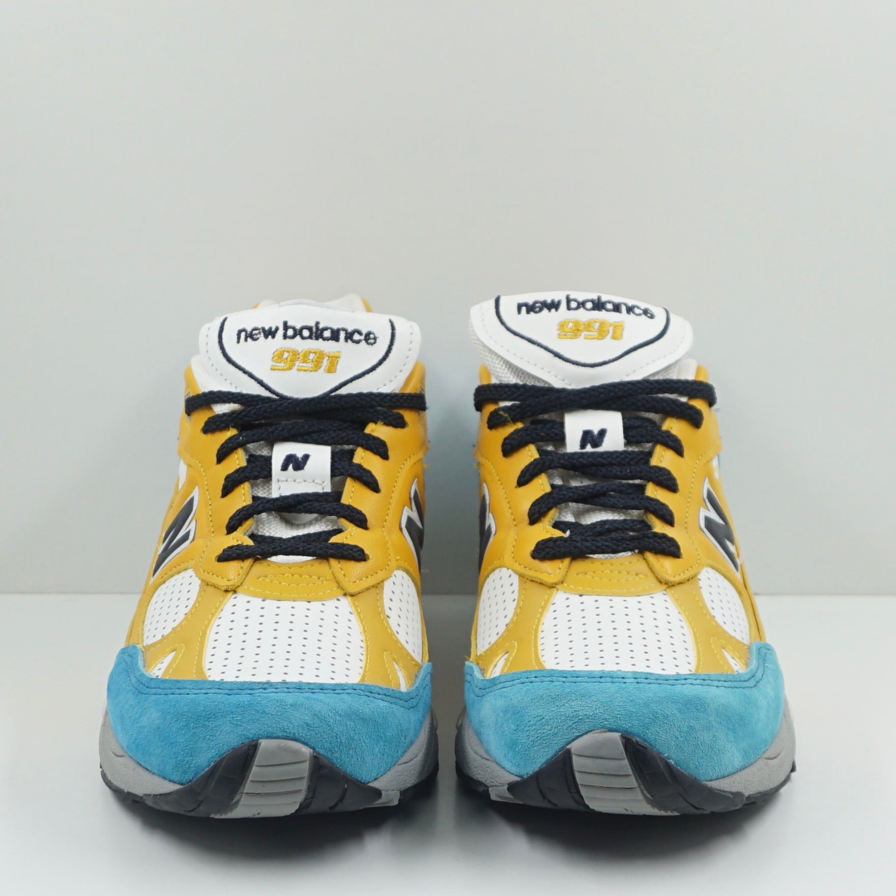 New Balance 991 MiUK Sneakersnstuff Blue Yellow