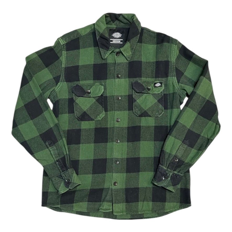 Dickies Green Black Flannel Shirt