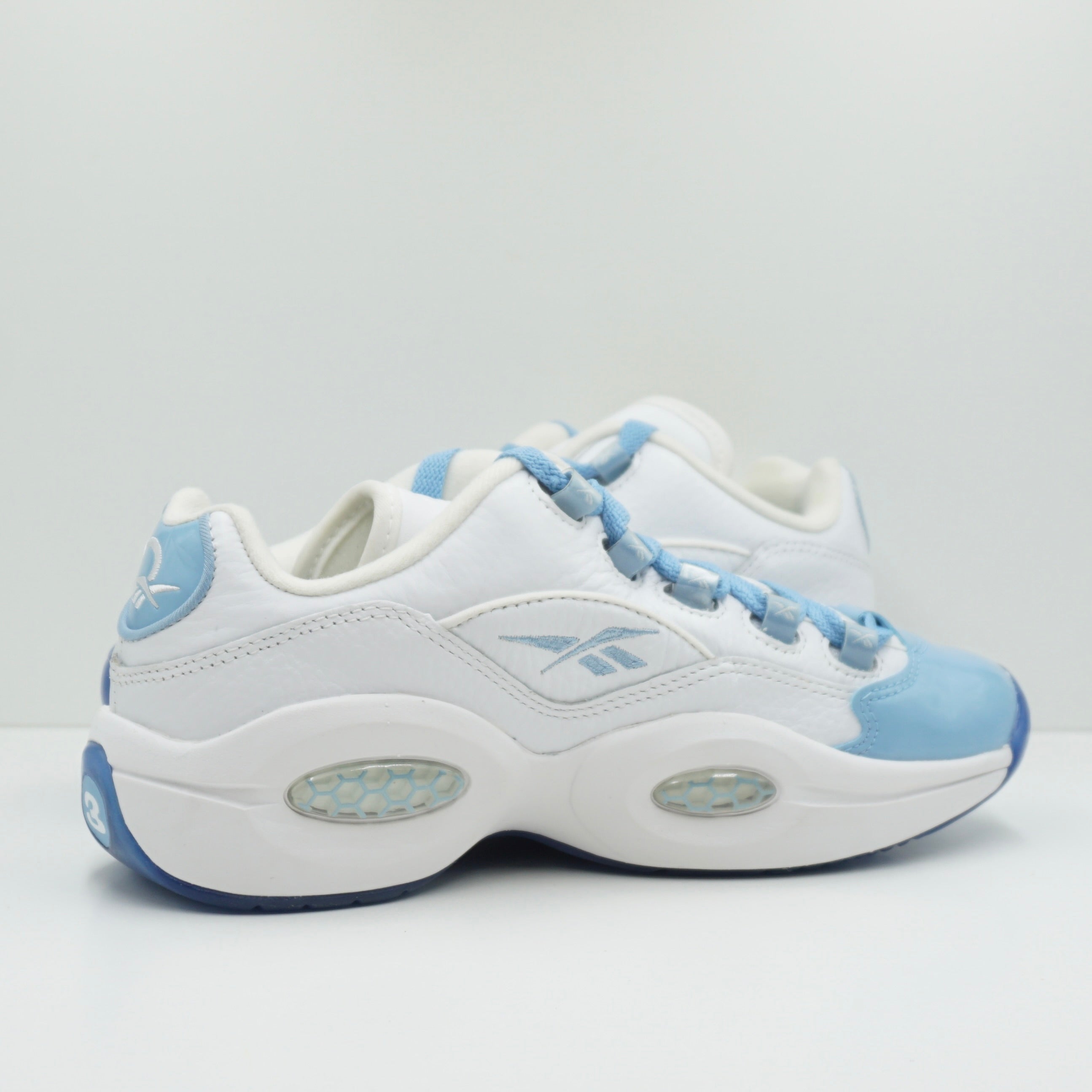 Reebok Question Low Patent Toe Carolina (GS)
