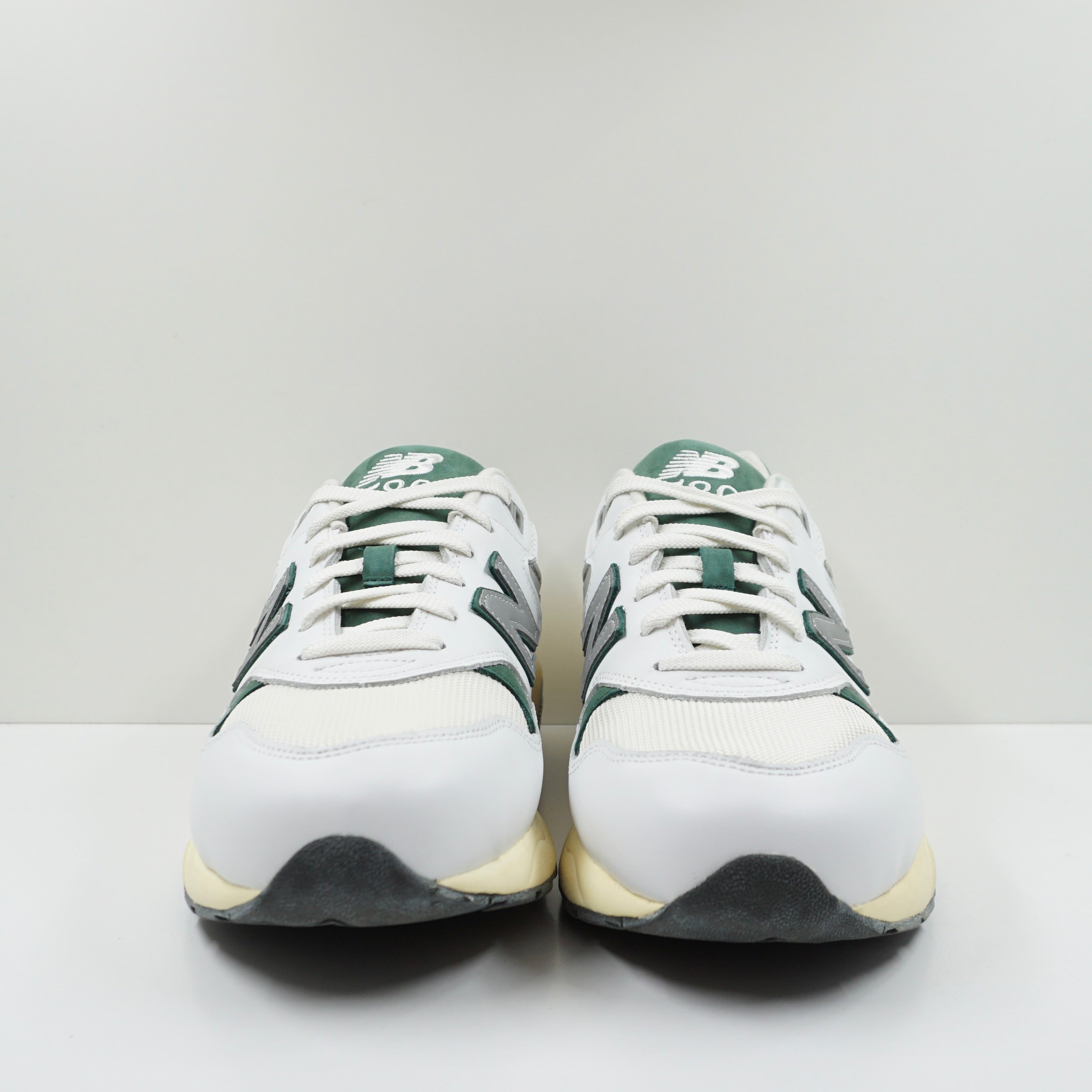 New Balance 580 White Nightwatch Green