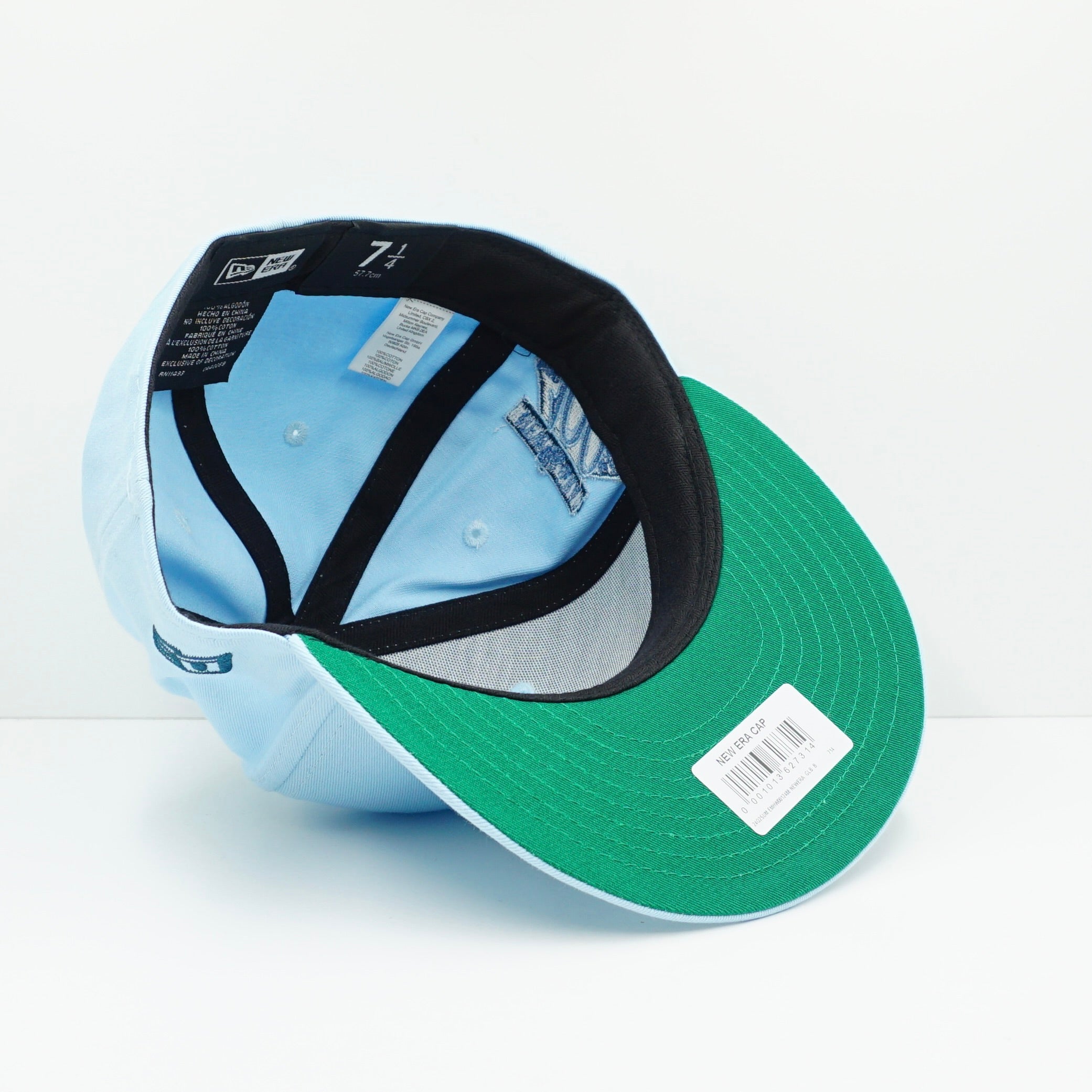 New Era 100th Light Blue Fitted Cap