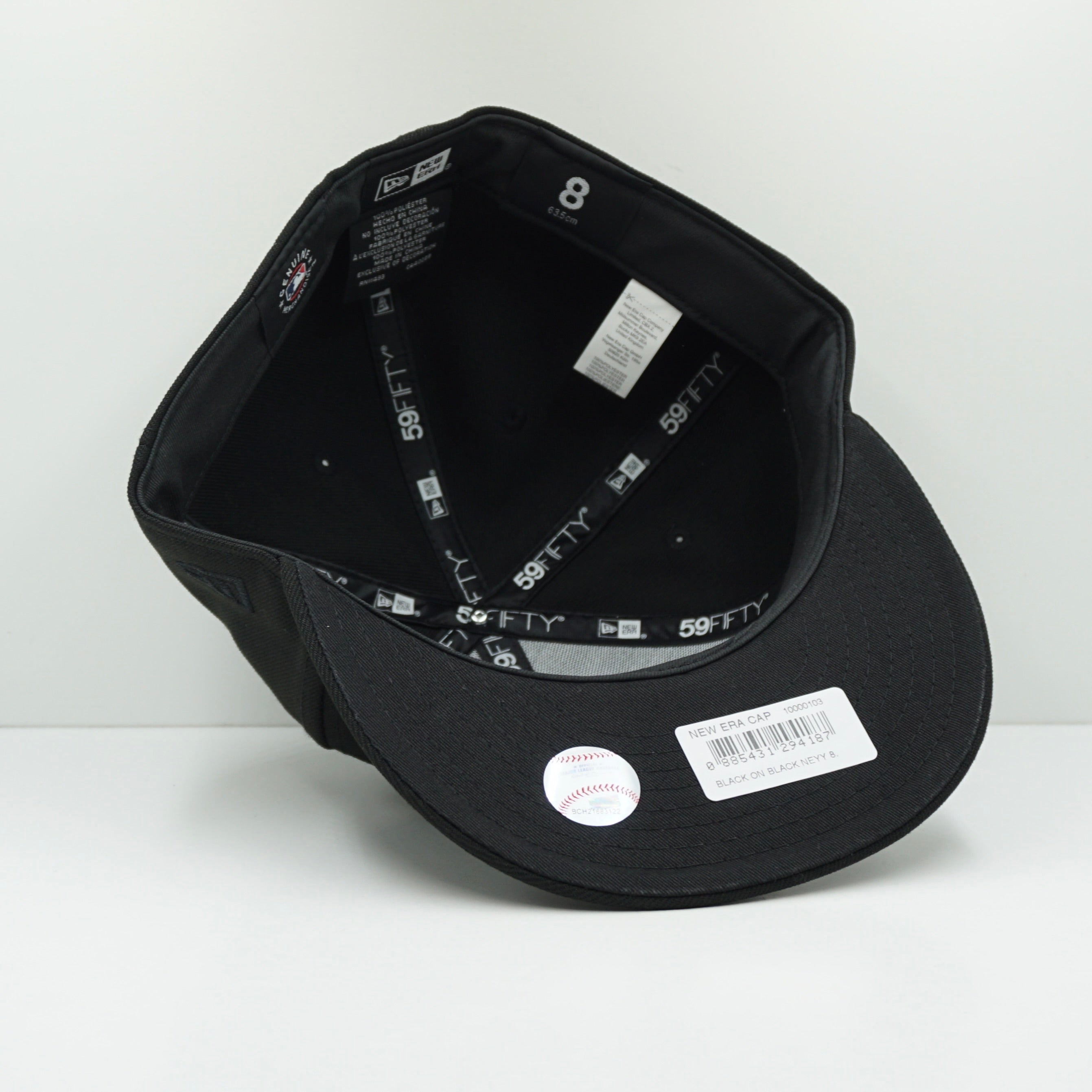 New Era New York Yankees Black Fitted Cap