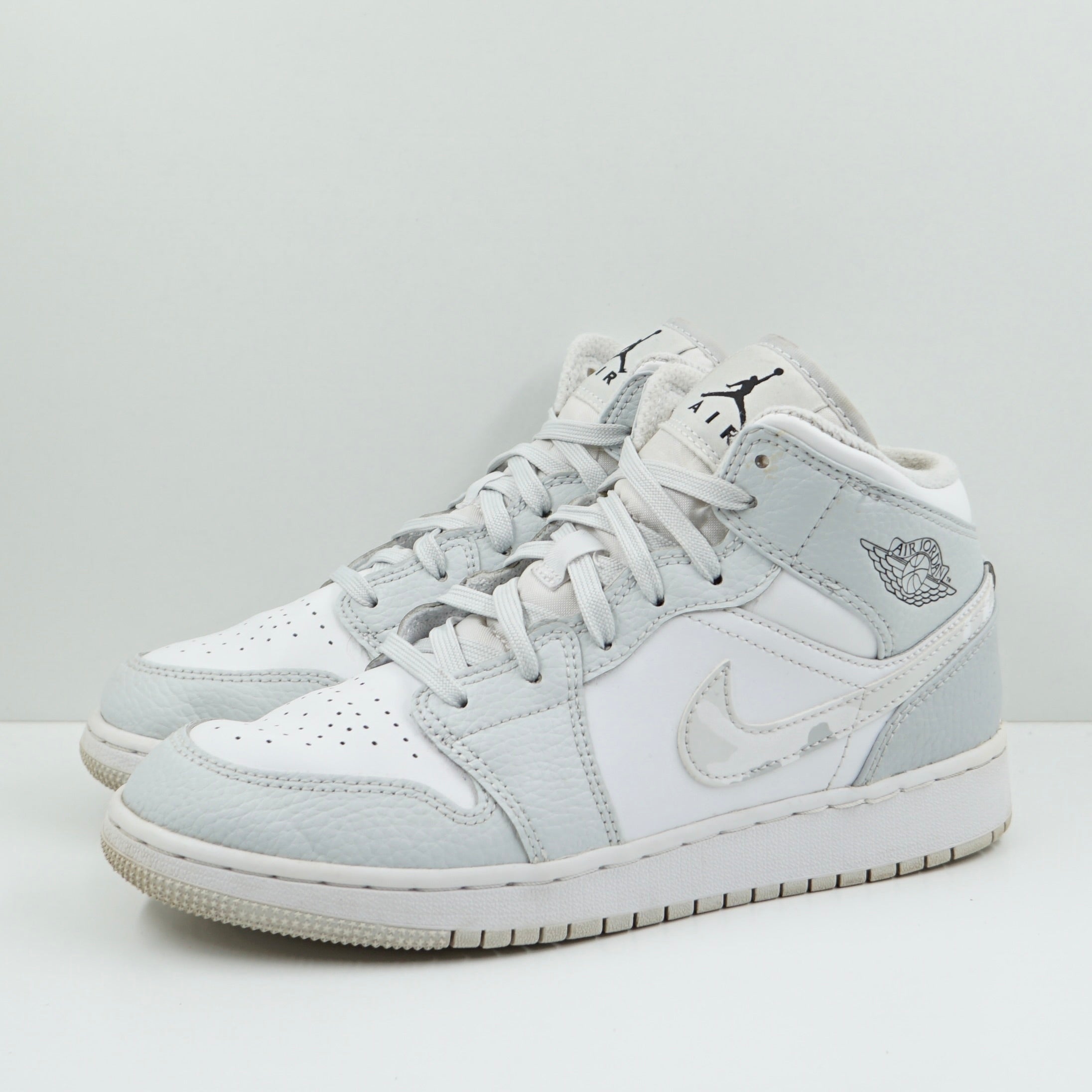 Jordan 1 Mid Grey Camo (GS)