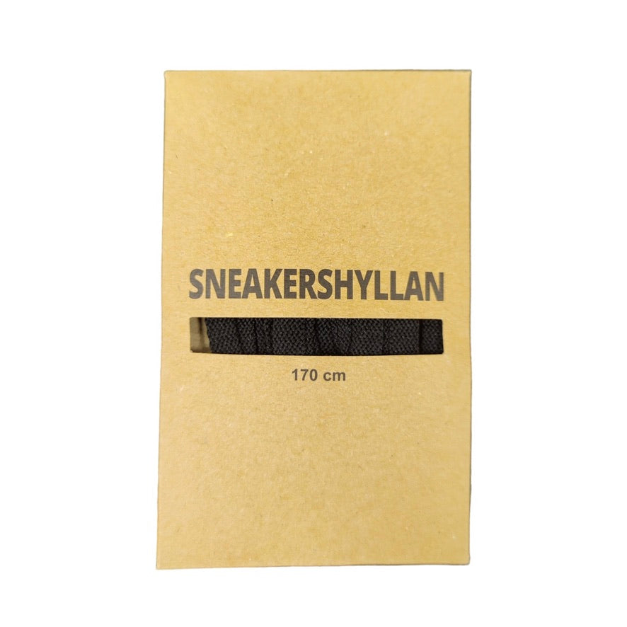 Sneakershyllan Shoe Laces Asphalt Black